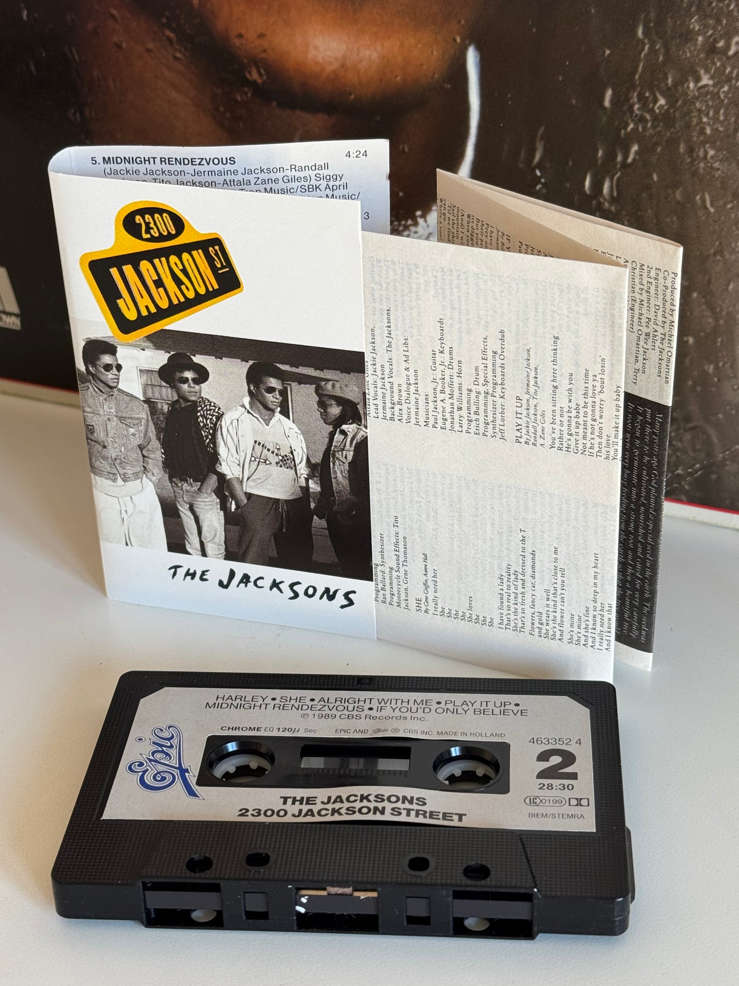 The Jacksons K7 2300 Jackson Street cassette audio 1989