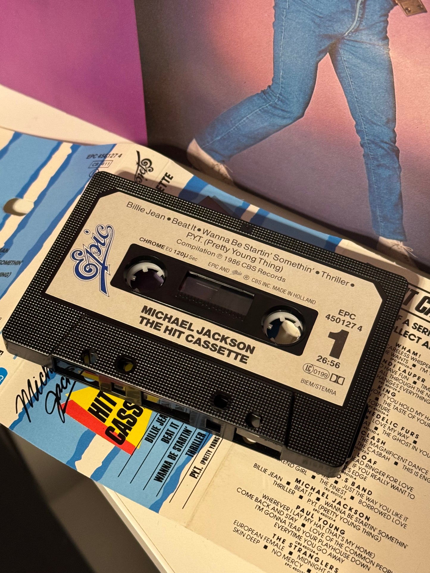 Michael Jackson Hit cassette K7 cassette audio 1986
