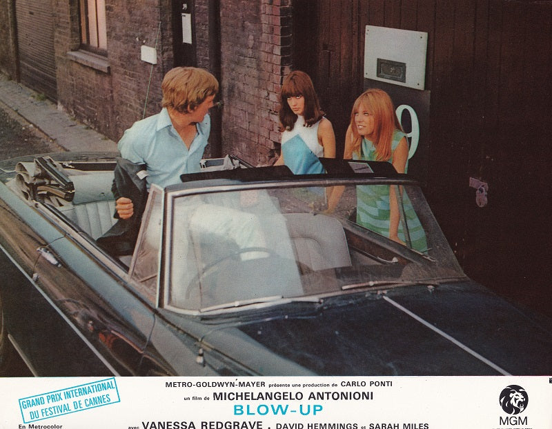 Lobby card Blow-up, Antonioni, David Hemmings & Jane Birkin, 1966 #3