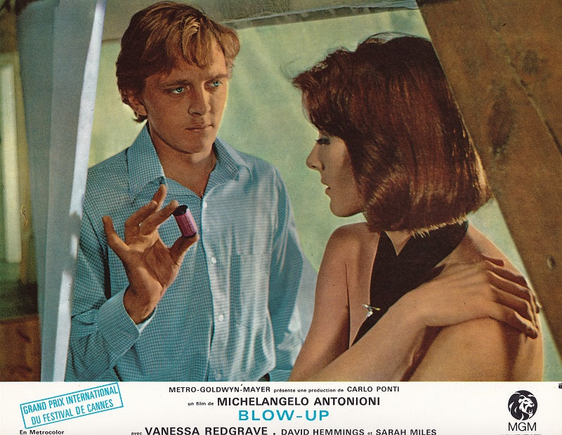 Lobby card Blow-up, Antonioni, David Hemmings & Vanessa Redgrave, 1966 #7