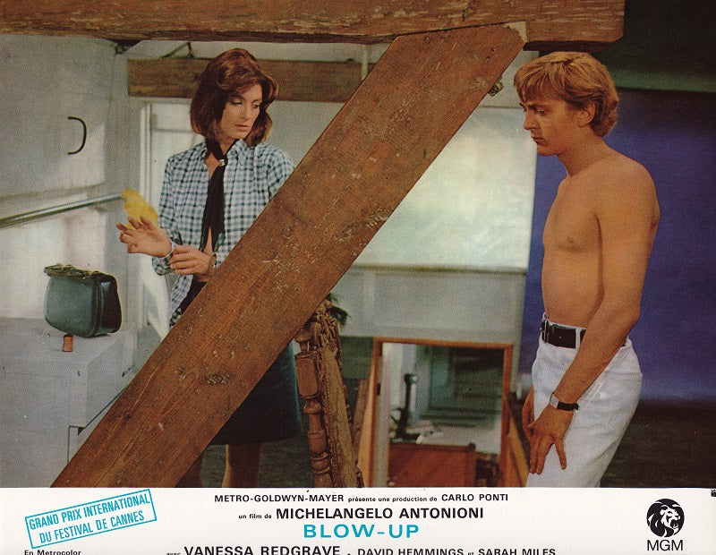 Lobby card Blow-up, Antonioni, David Hemmings & Vanessa Redgrave, 1966 #11