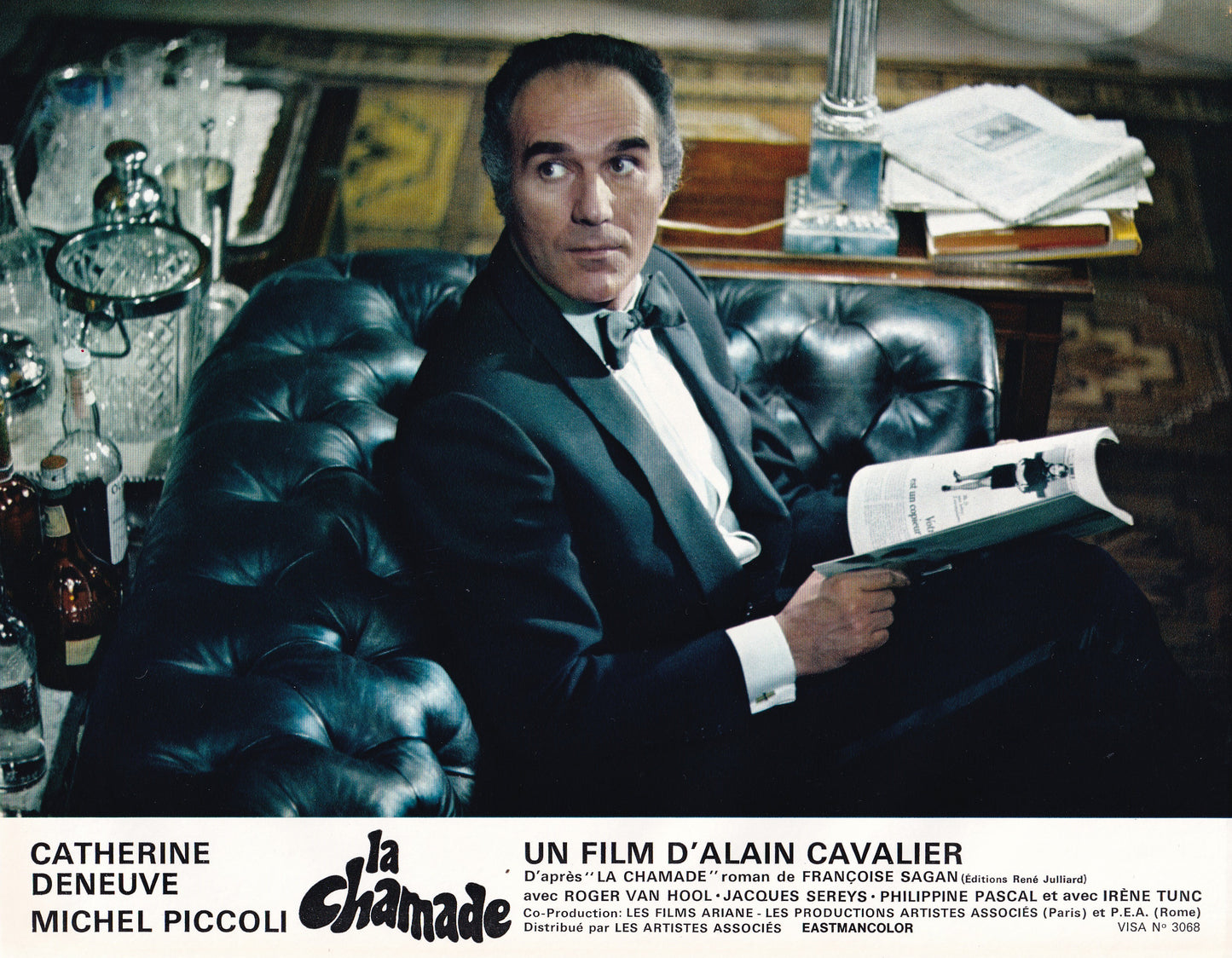 Lobby card La Chamade, Michel Piccoli, 1968 #2