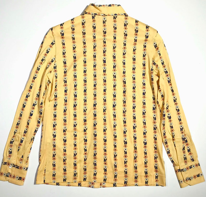 Céline yellow shirt with flowers
