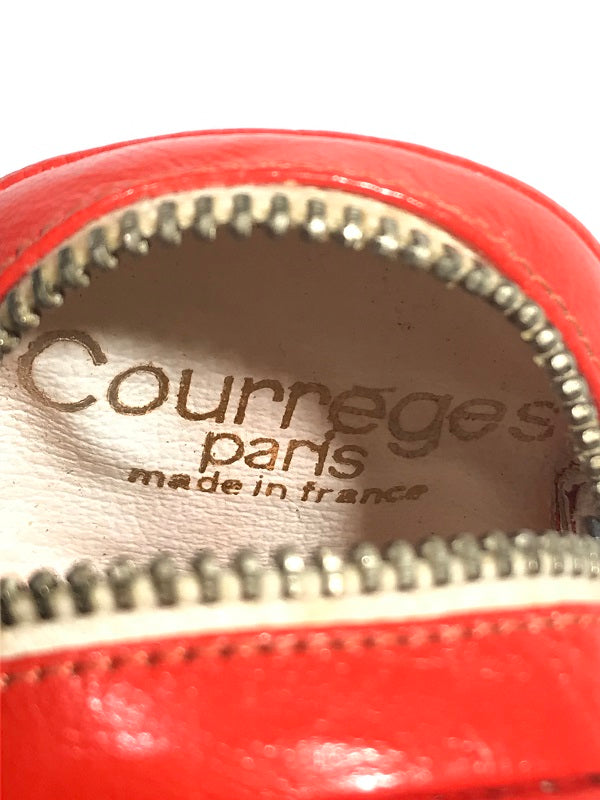 5. Porte-monnaie Courrèges circle orange