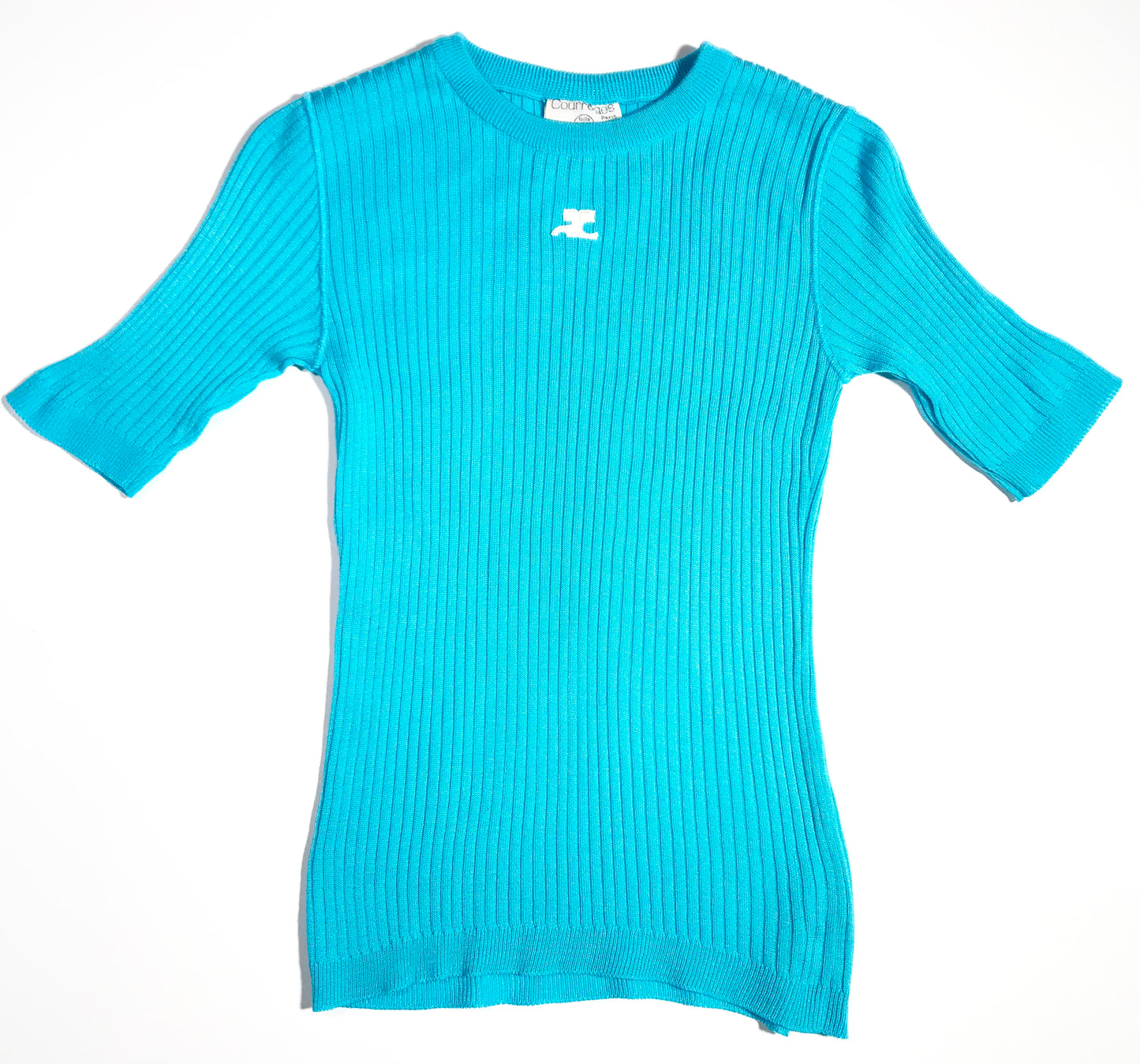 Azure blue Courrèges jumper