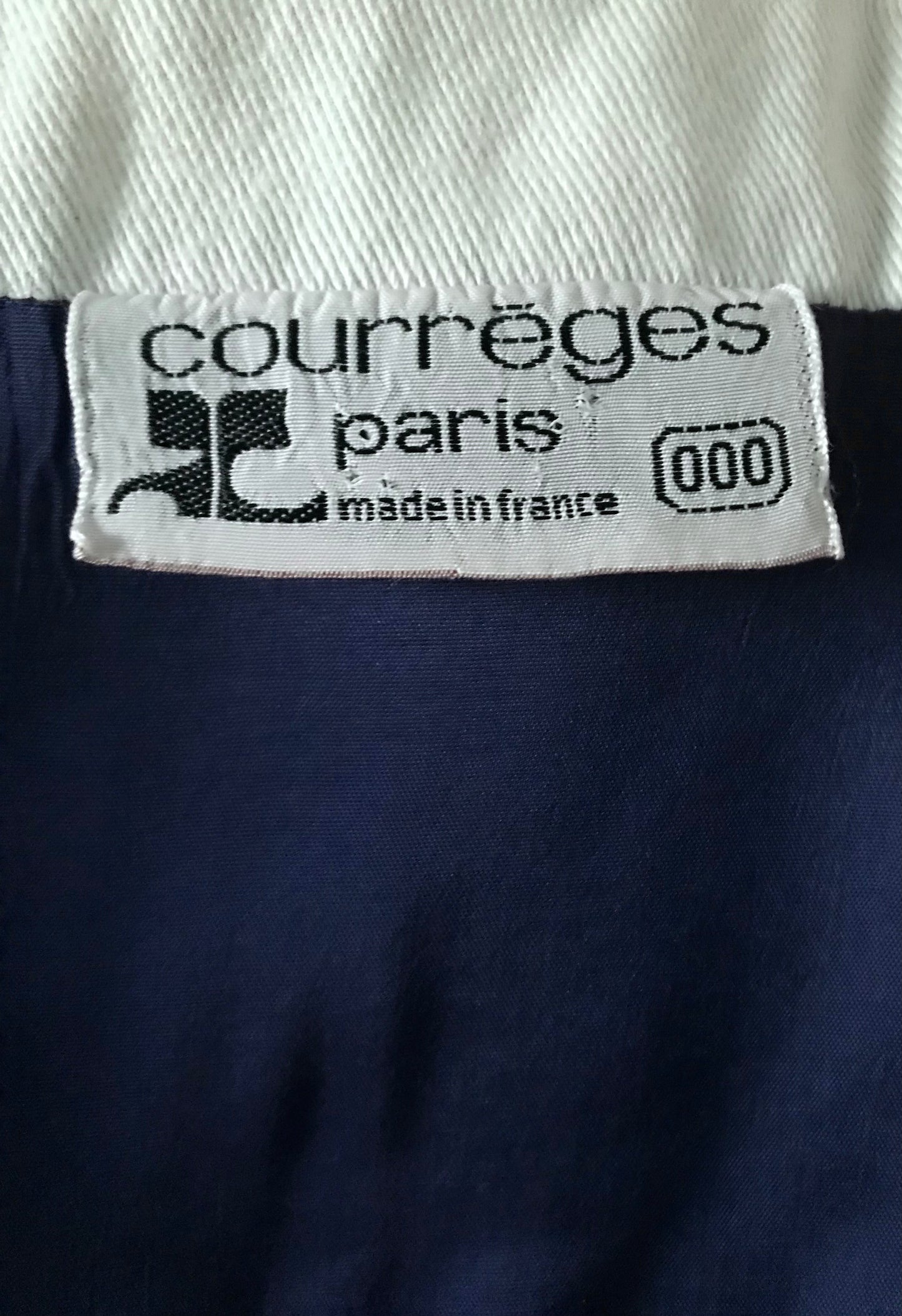 Blouson Courrèges marine