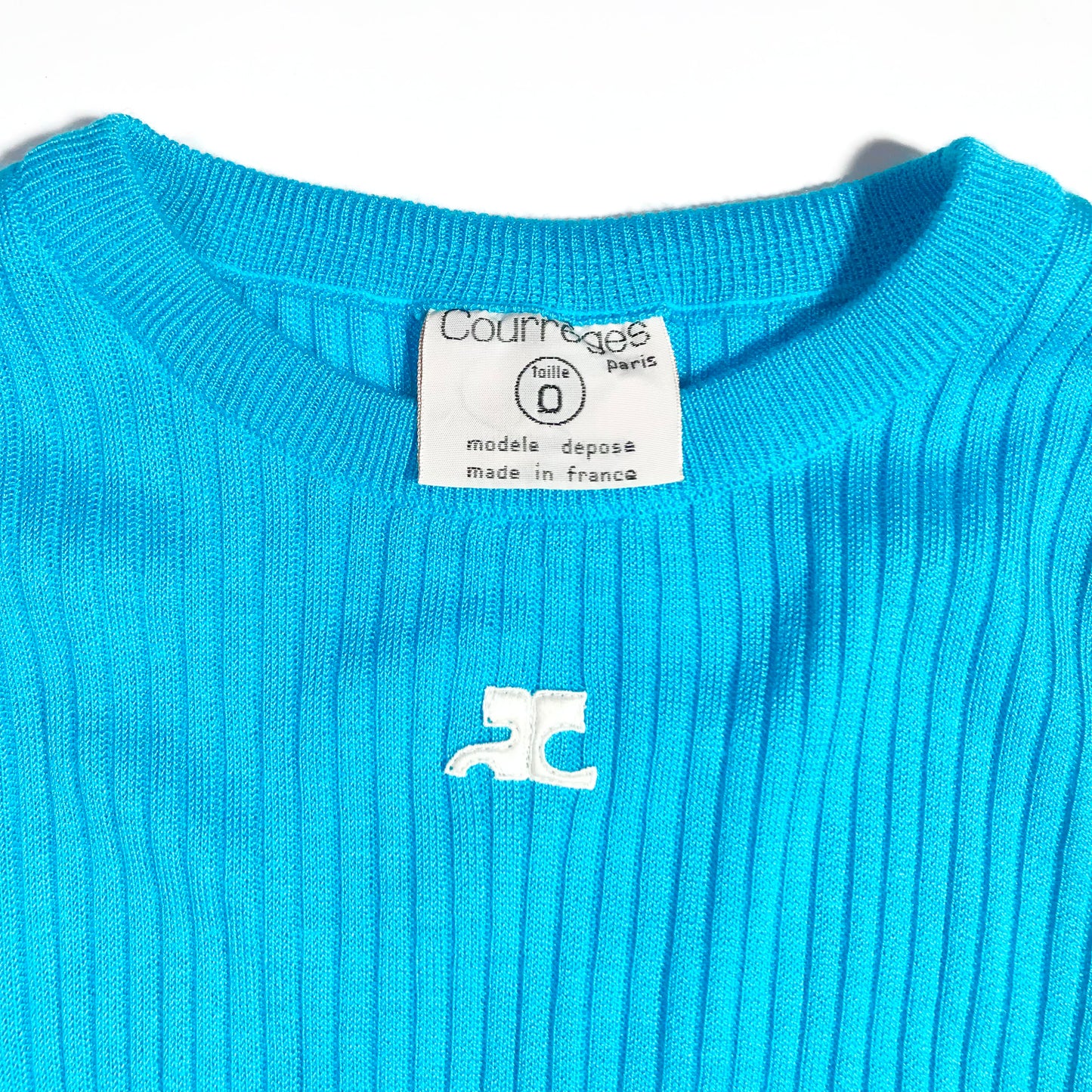 Azure blue Courrèges jumper
