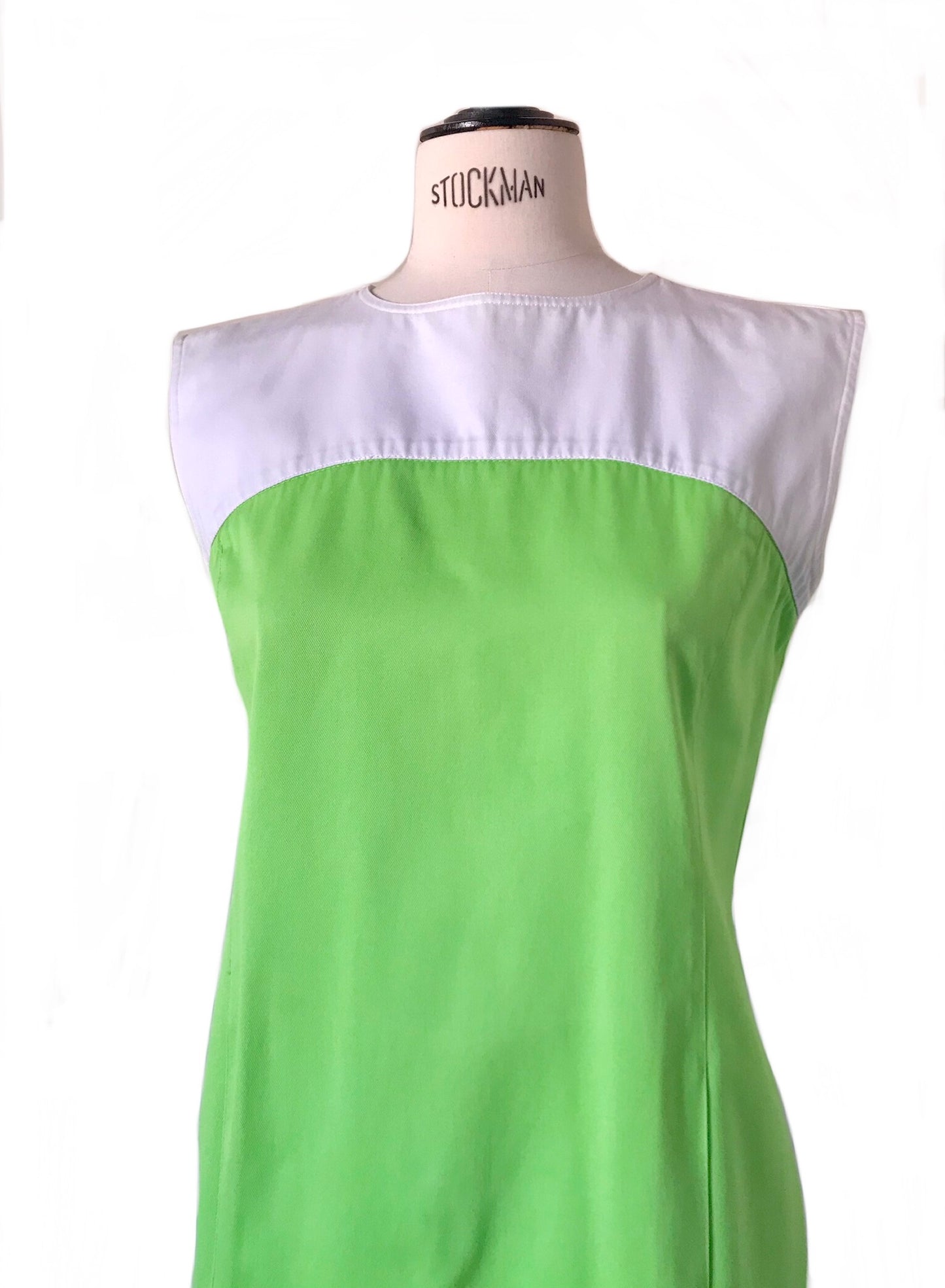 Robe Courrèges vert fluo