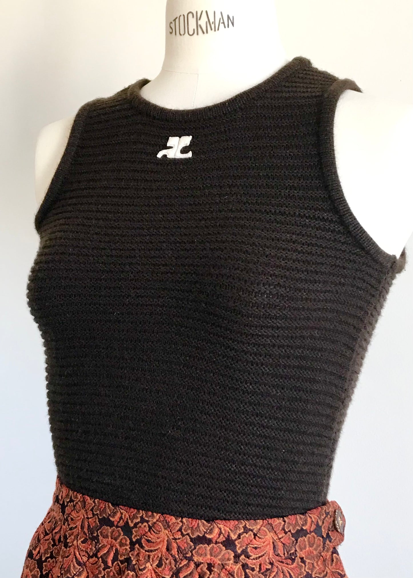 Courrèges sleeveless top