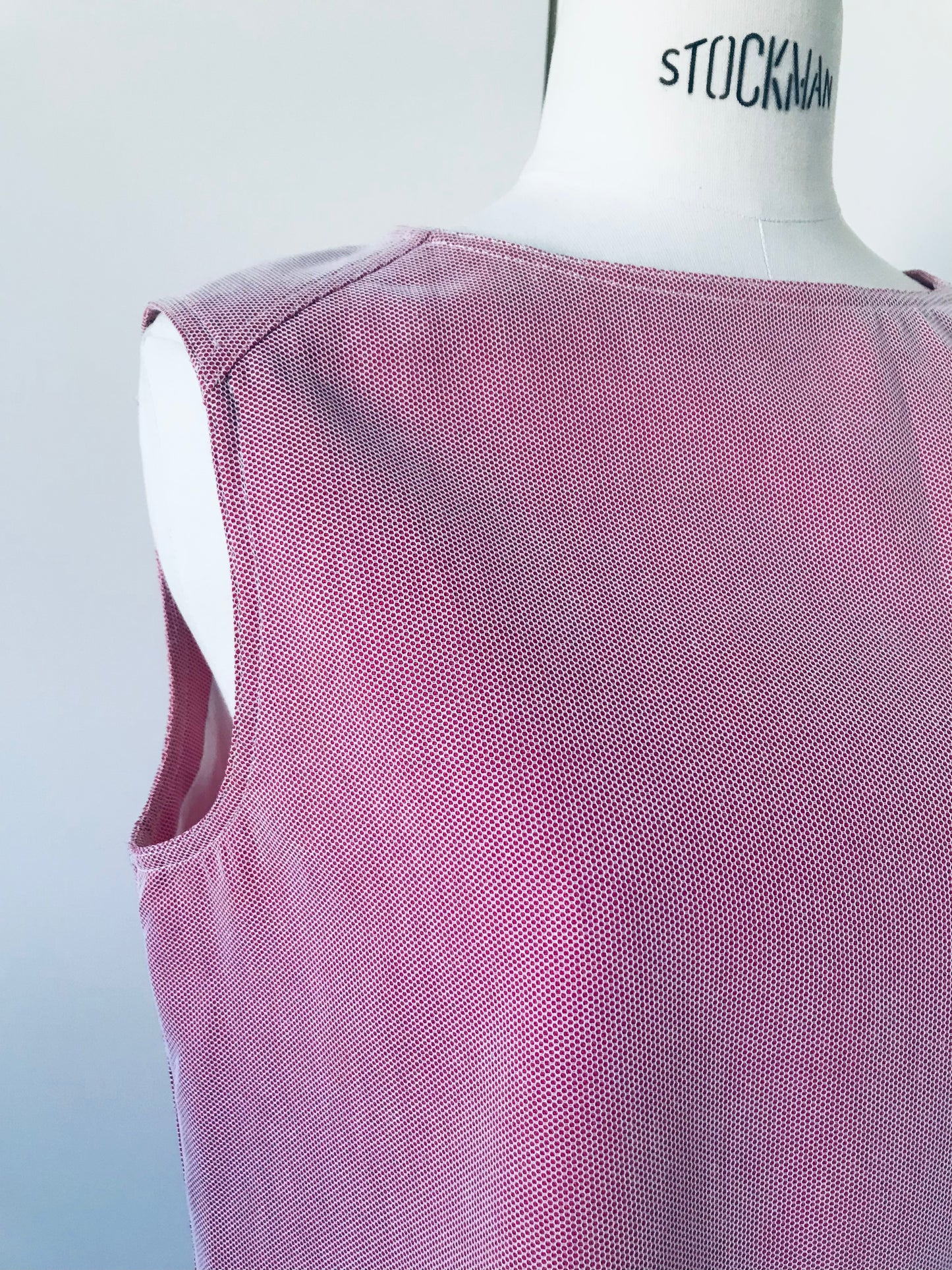 Robe Courrèges résille fuchsia
