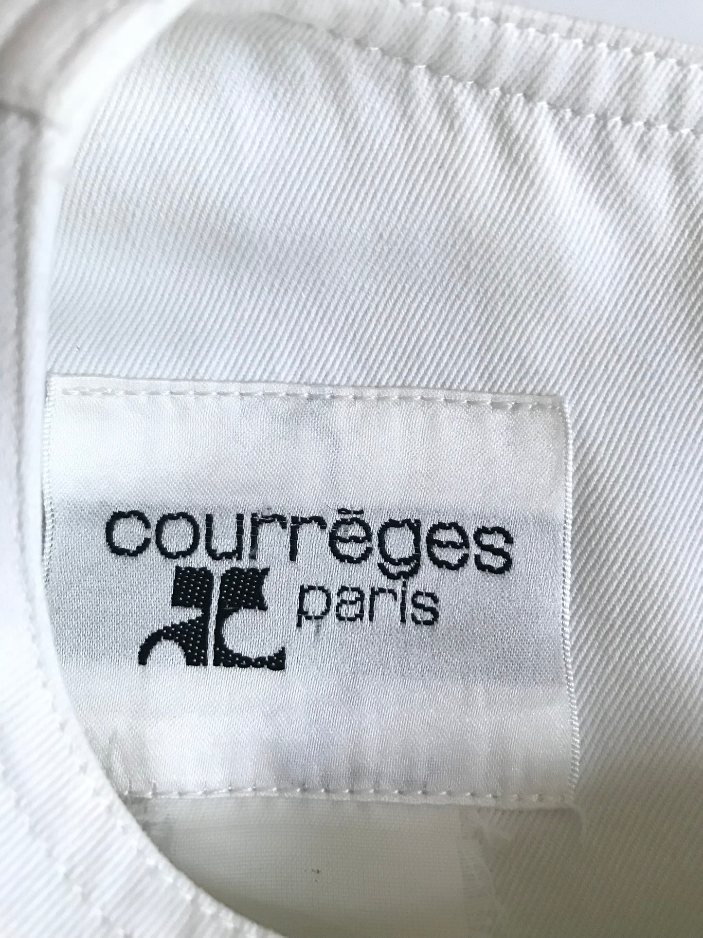 Robe Courrèges vert fluo