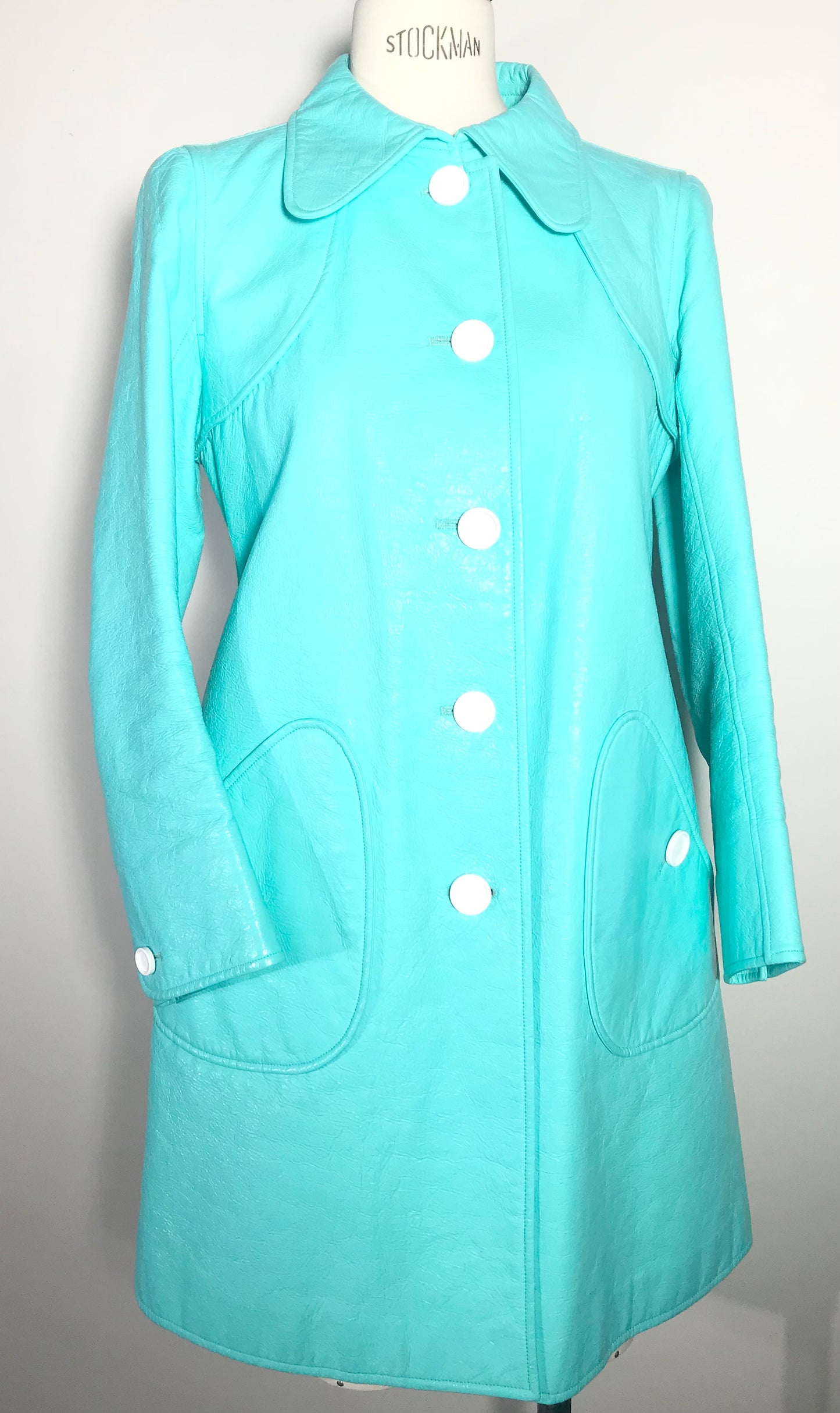 Courrèges vinyl trench coat