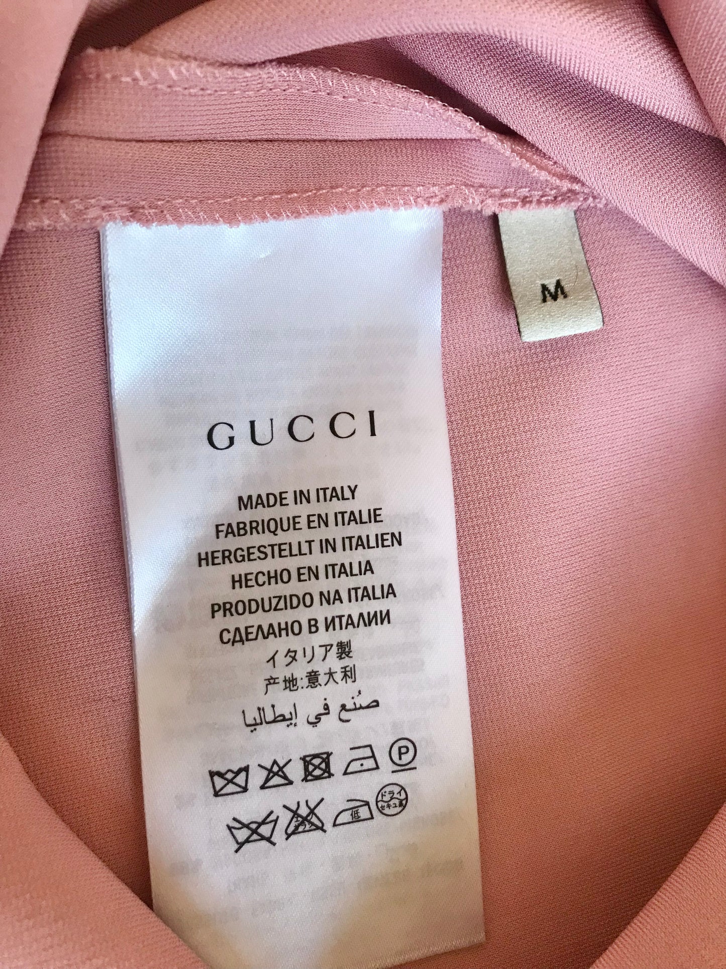 Robe Gucci rose