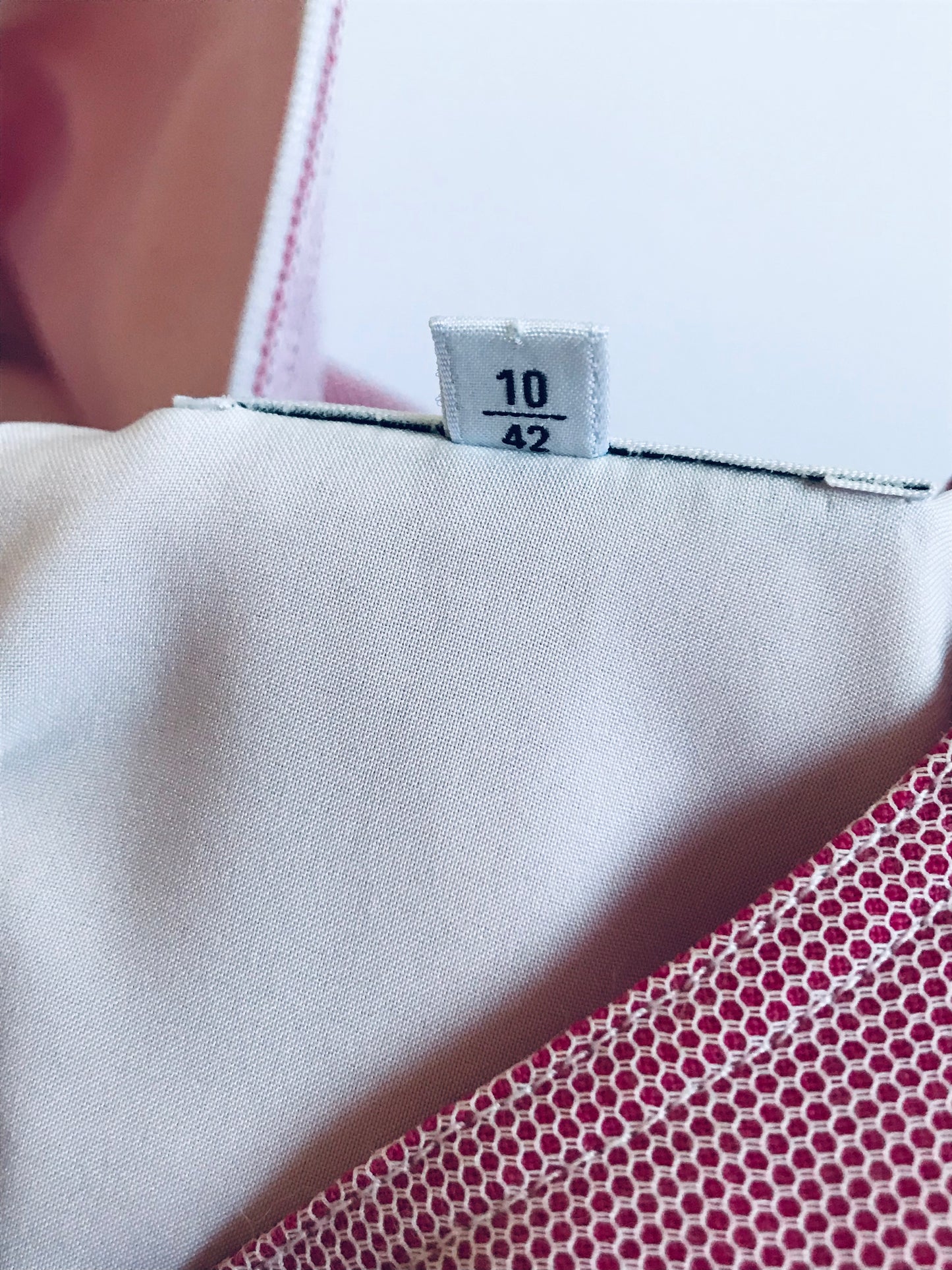 Robe Courrèges résille fuchsia