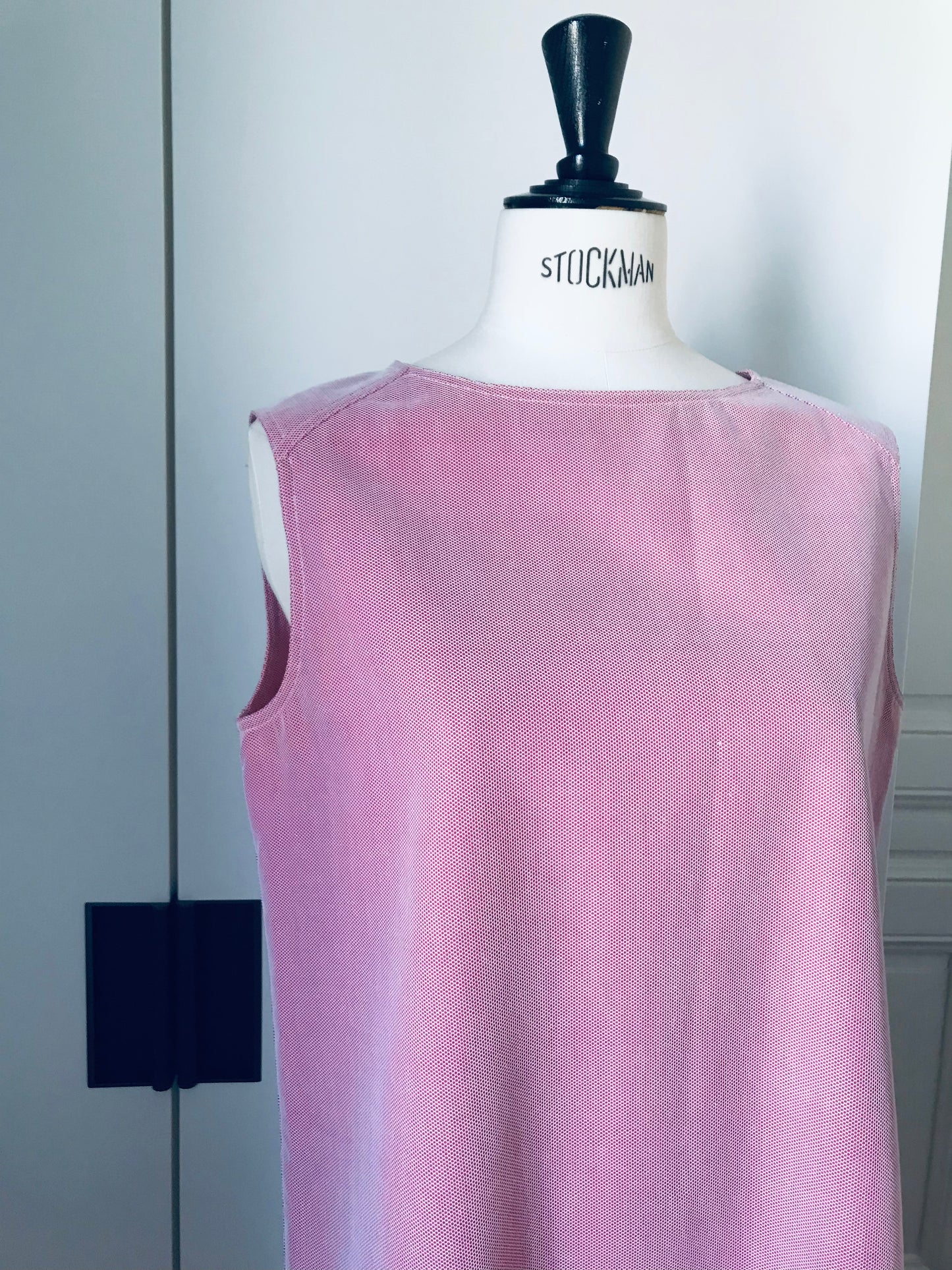 Robe Courrèges résille fuchsia