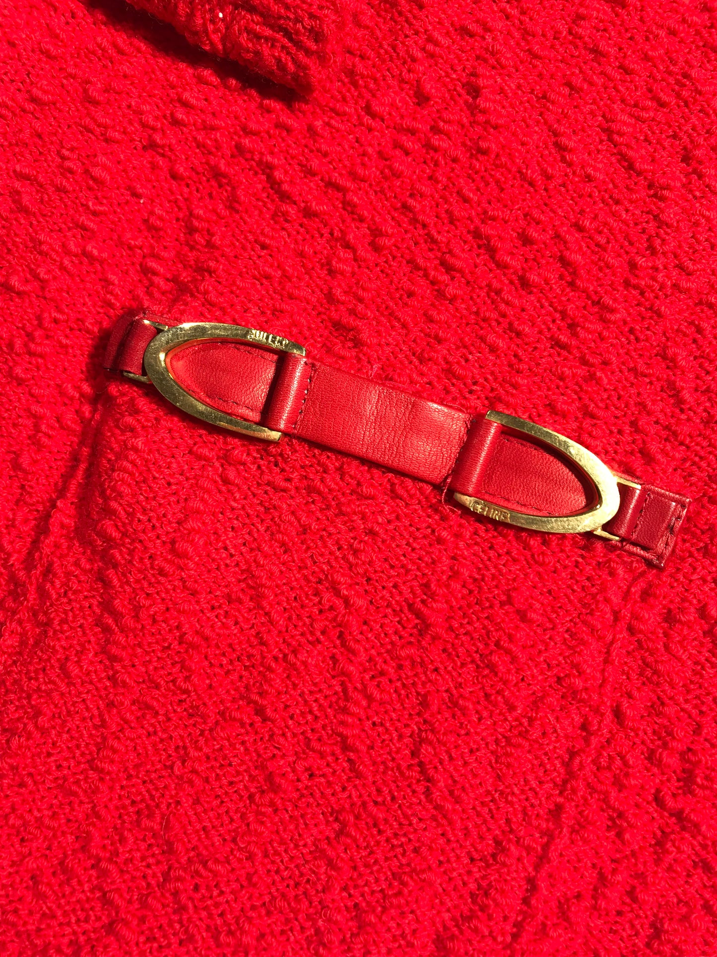 Pull Céline laine rouge