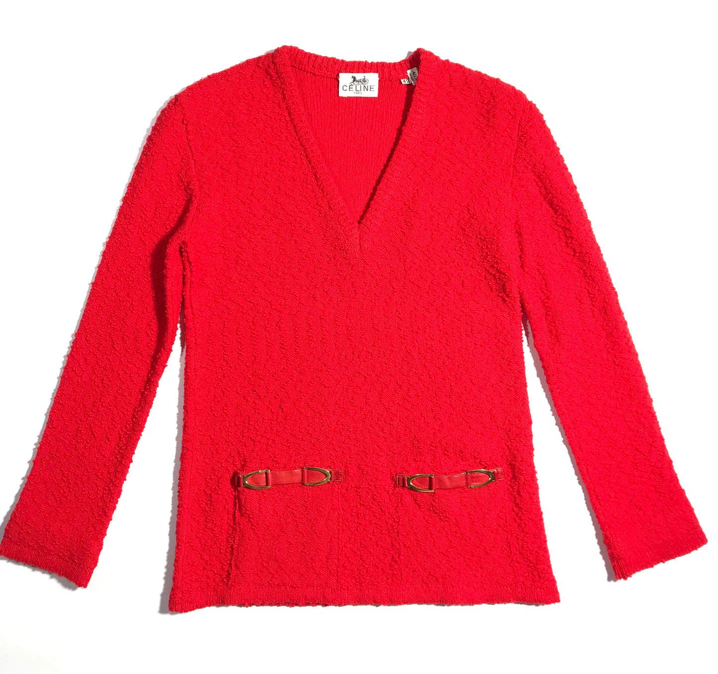 Pull Céline laine rouge