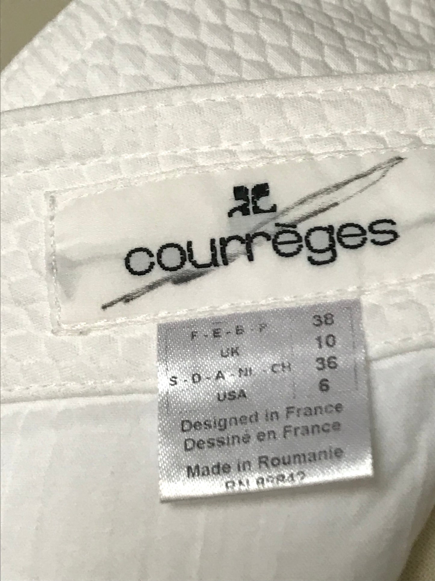 Robe collection André Courrèges pour La Redoute été 2007