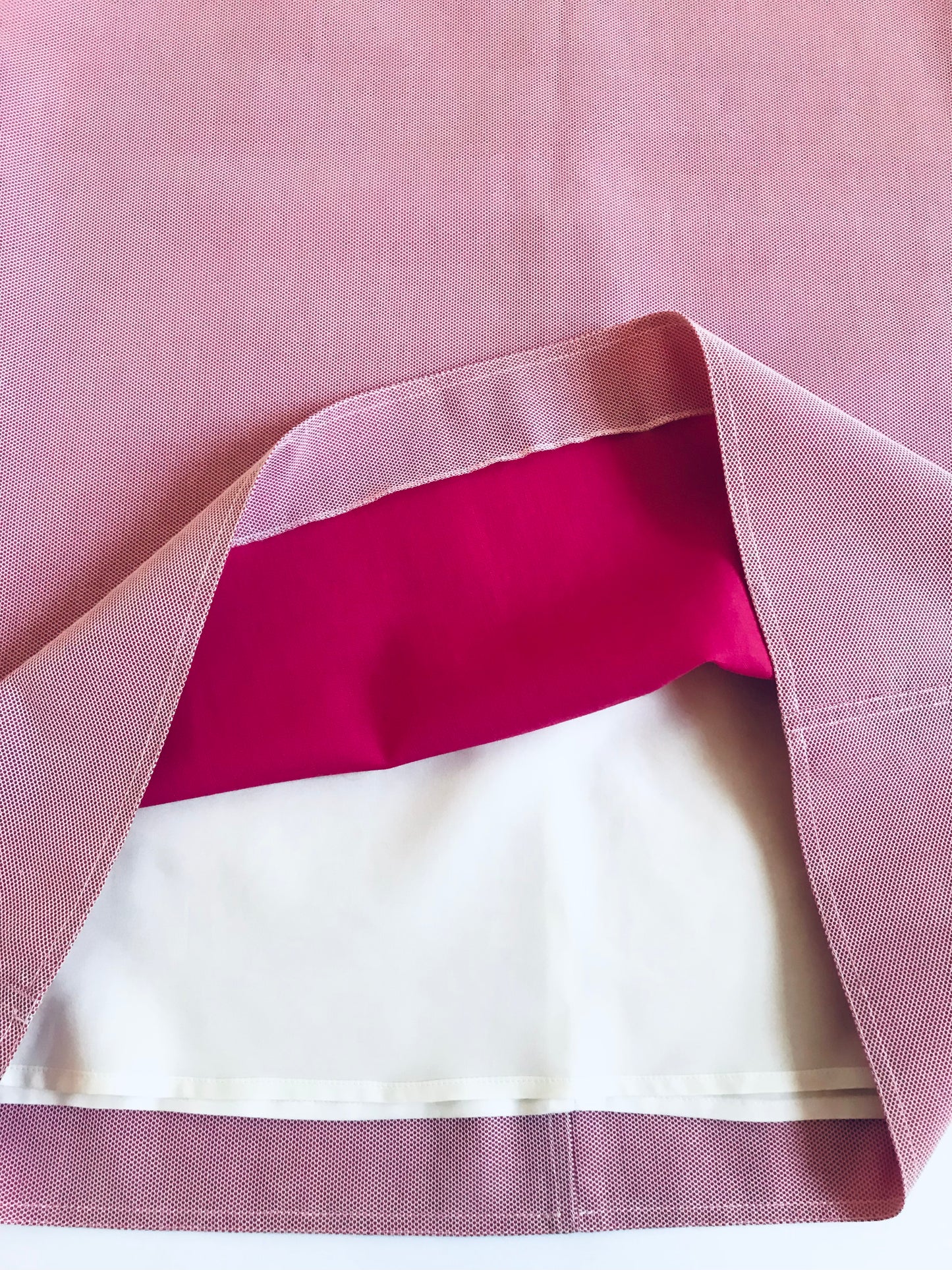 Robe Courrèges résille fuchsia