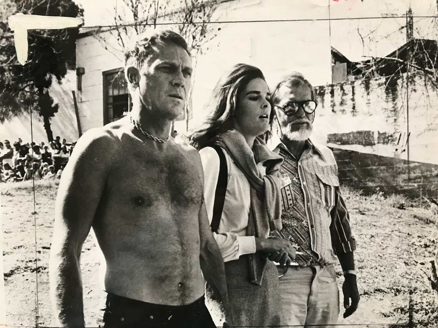Steve McQueen, Ali MacGraw & Sam Peckinpah, "The Getaway" - 1972
