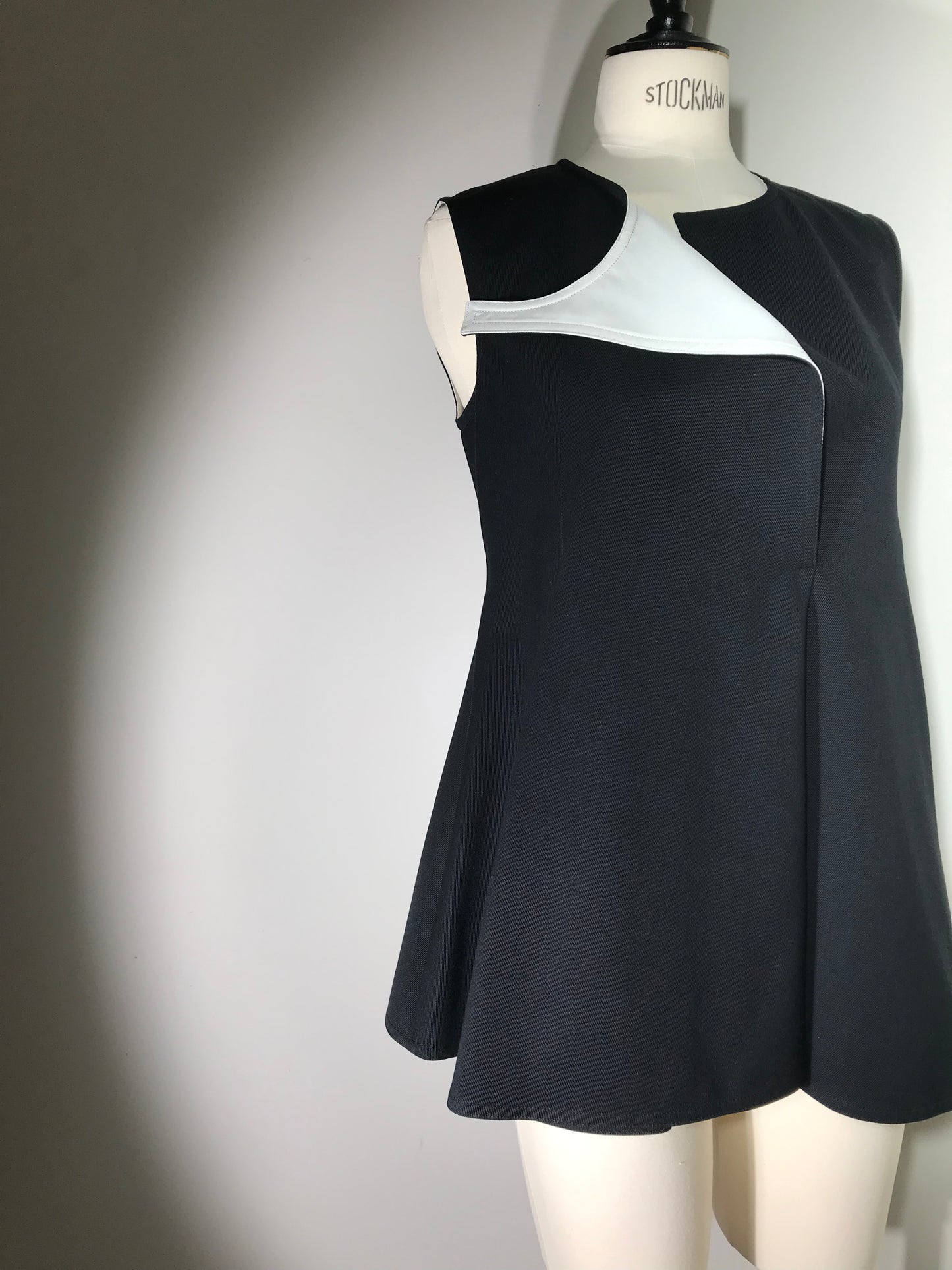 Tunique Céline noire et blanche