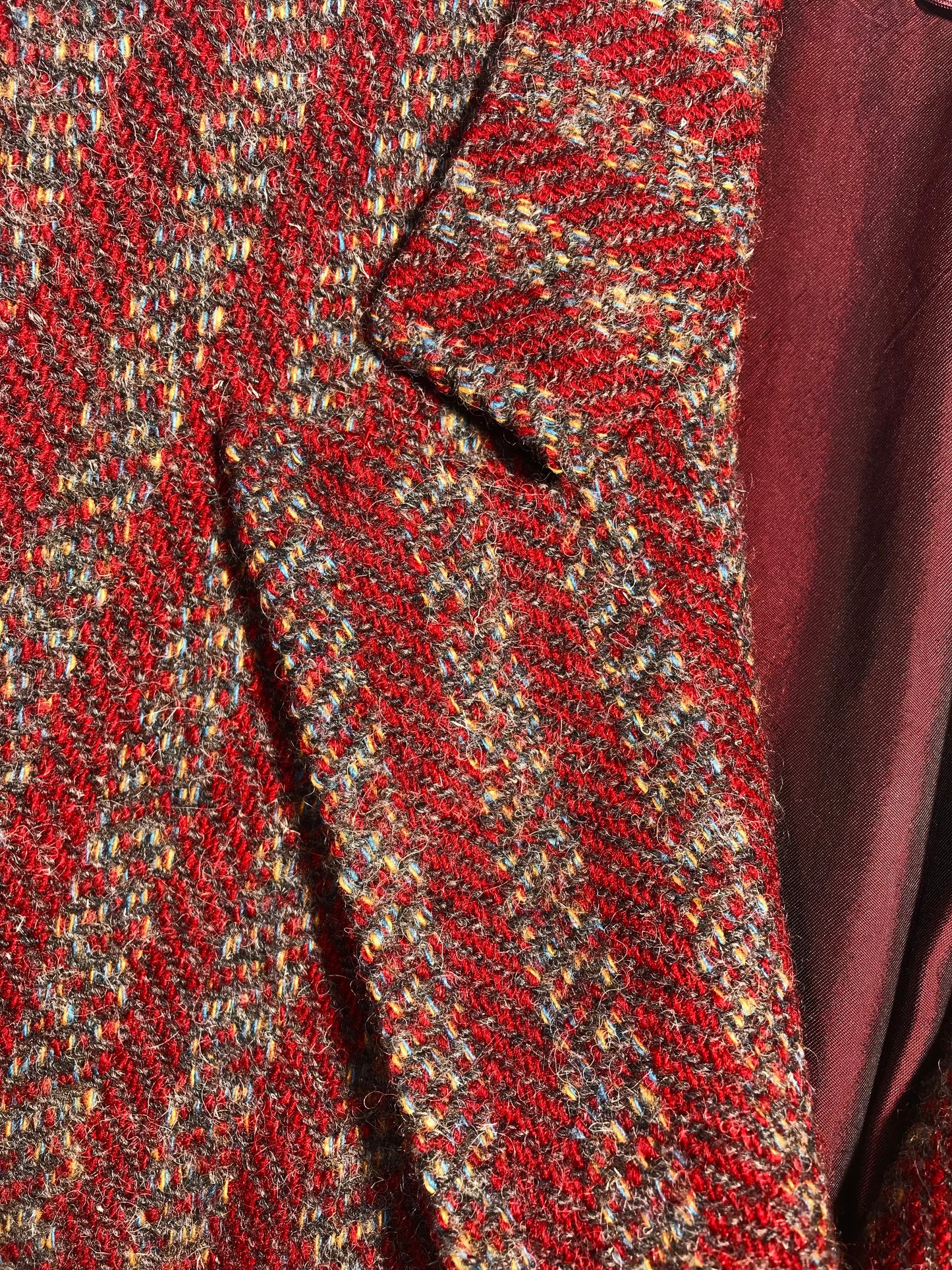 Veste italienne en alpaga des années 70
