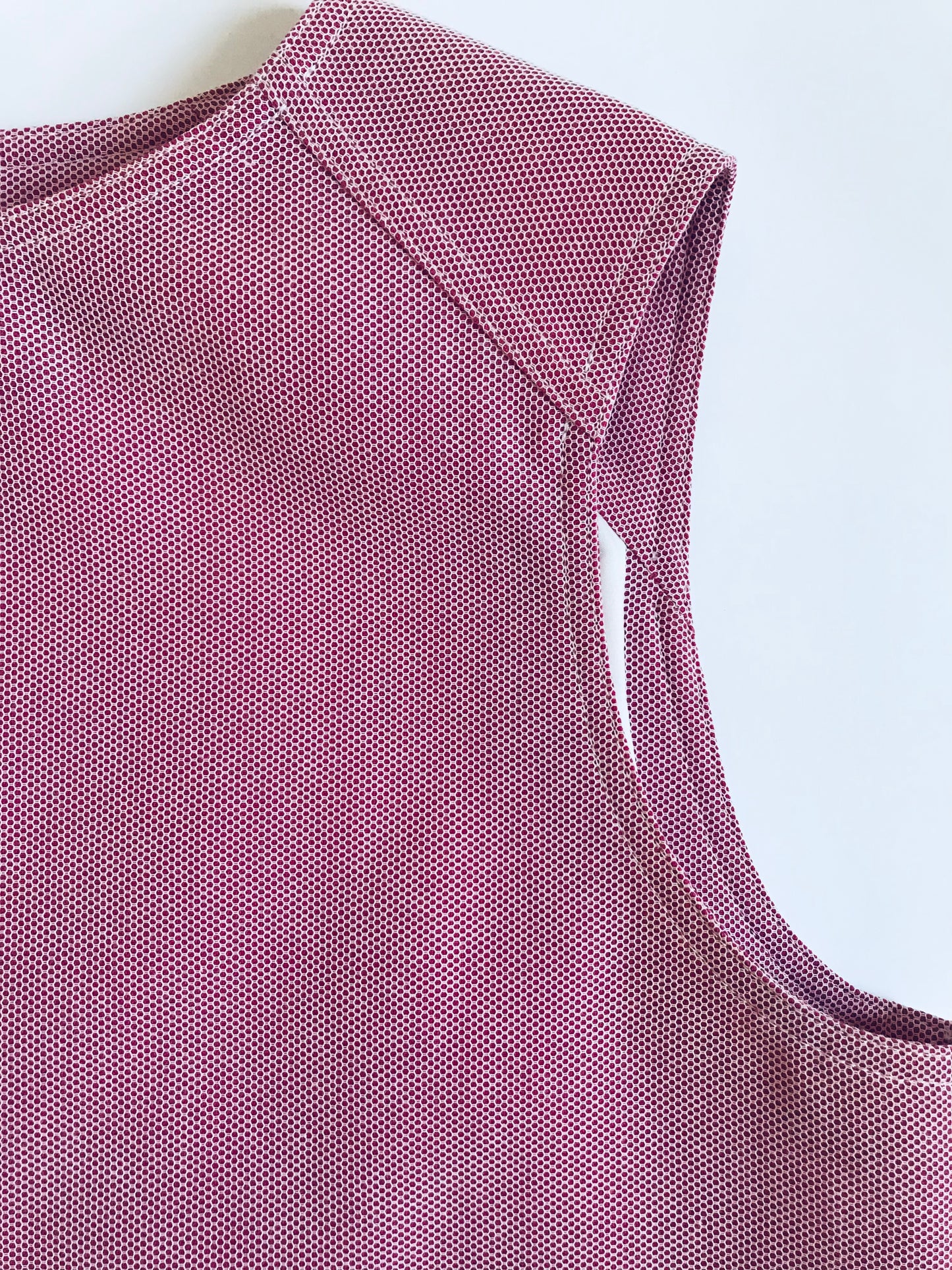 Robe Courrèges résille fuchsia