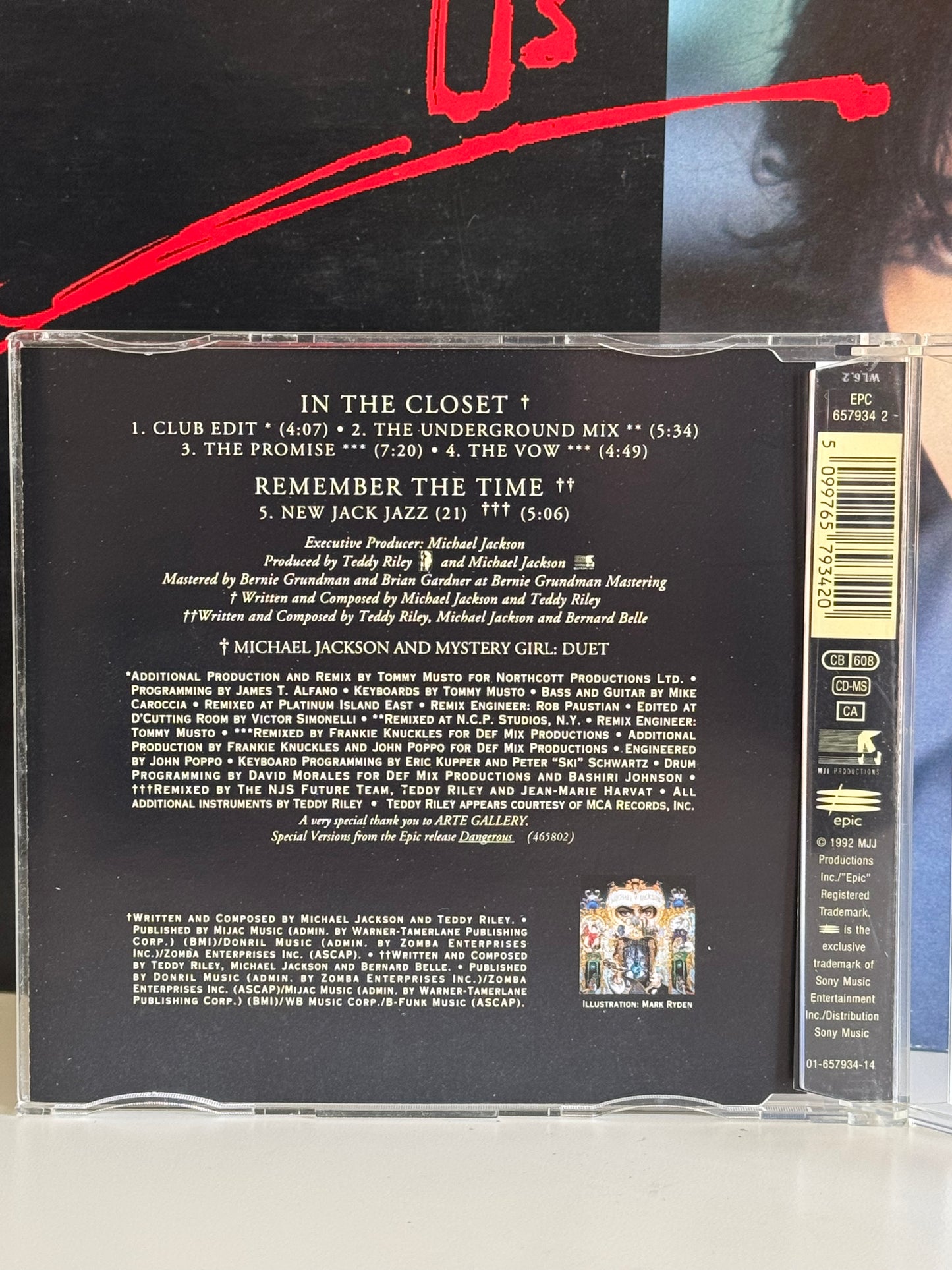 Michael Jackson Maxi CD Single In The Closet