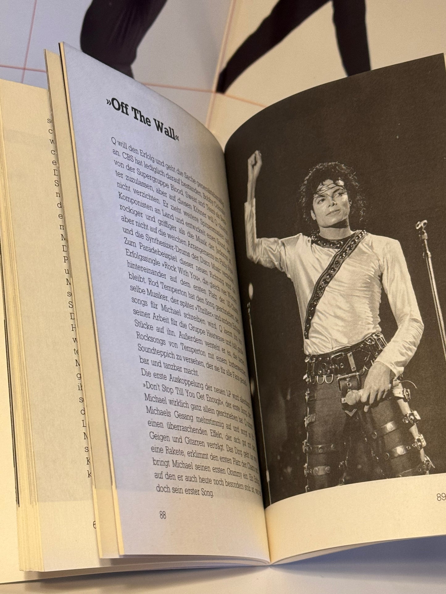 Livre Das Michael Jackson Kultbuch 1988