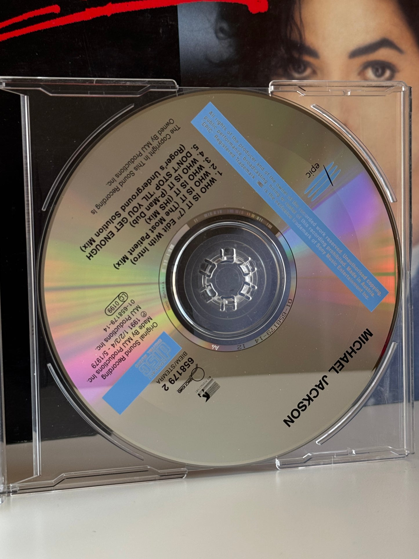 Michael Jackson Maxi CD Single Who Is It 1992