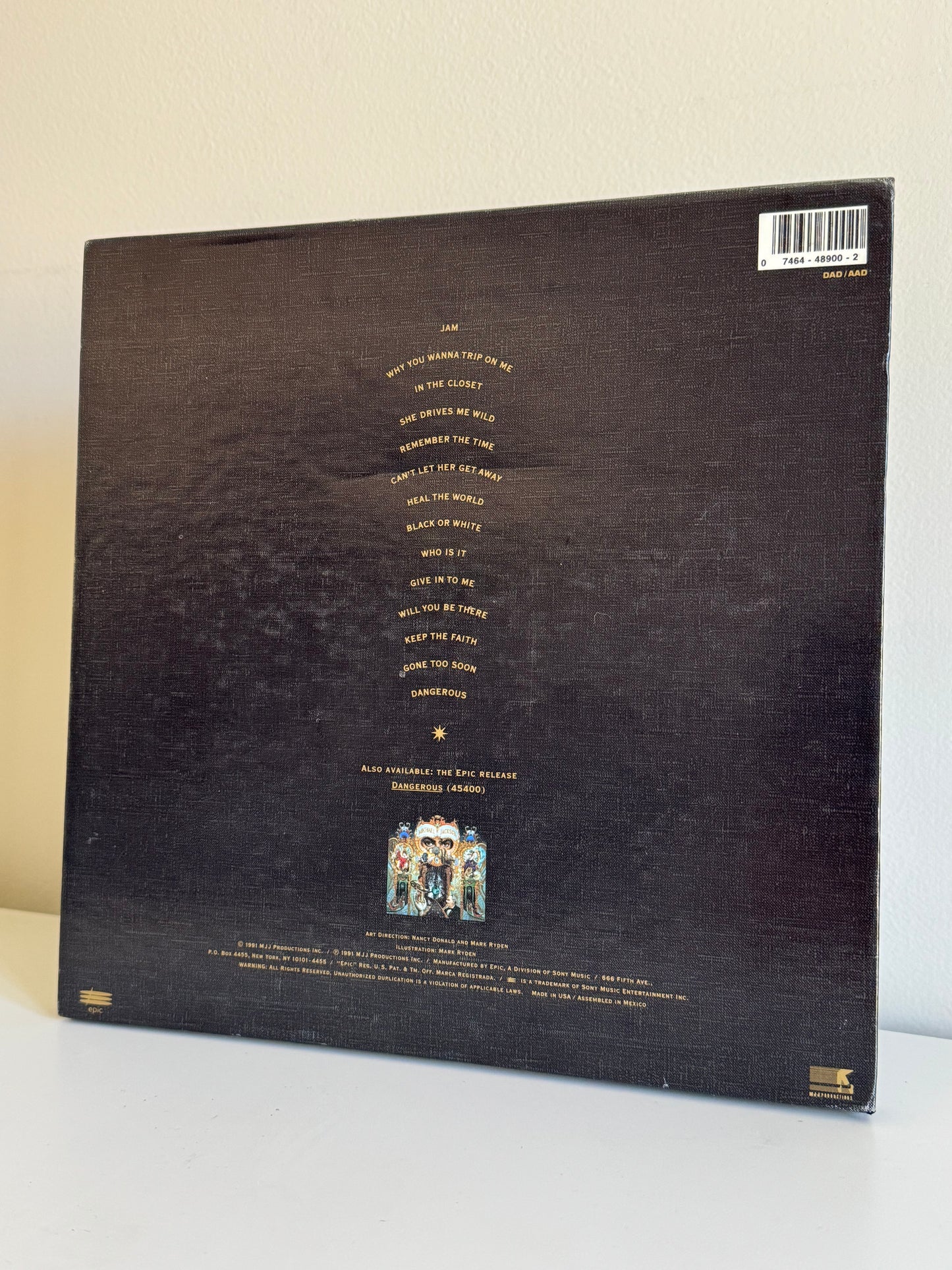 Michael Jackson CD Dangerous Collector's Edition First Printing 1991 Pop-Up
