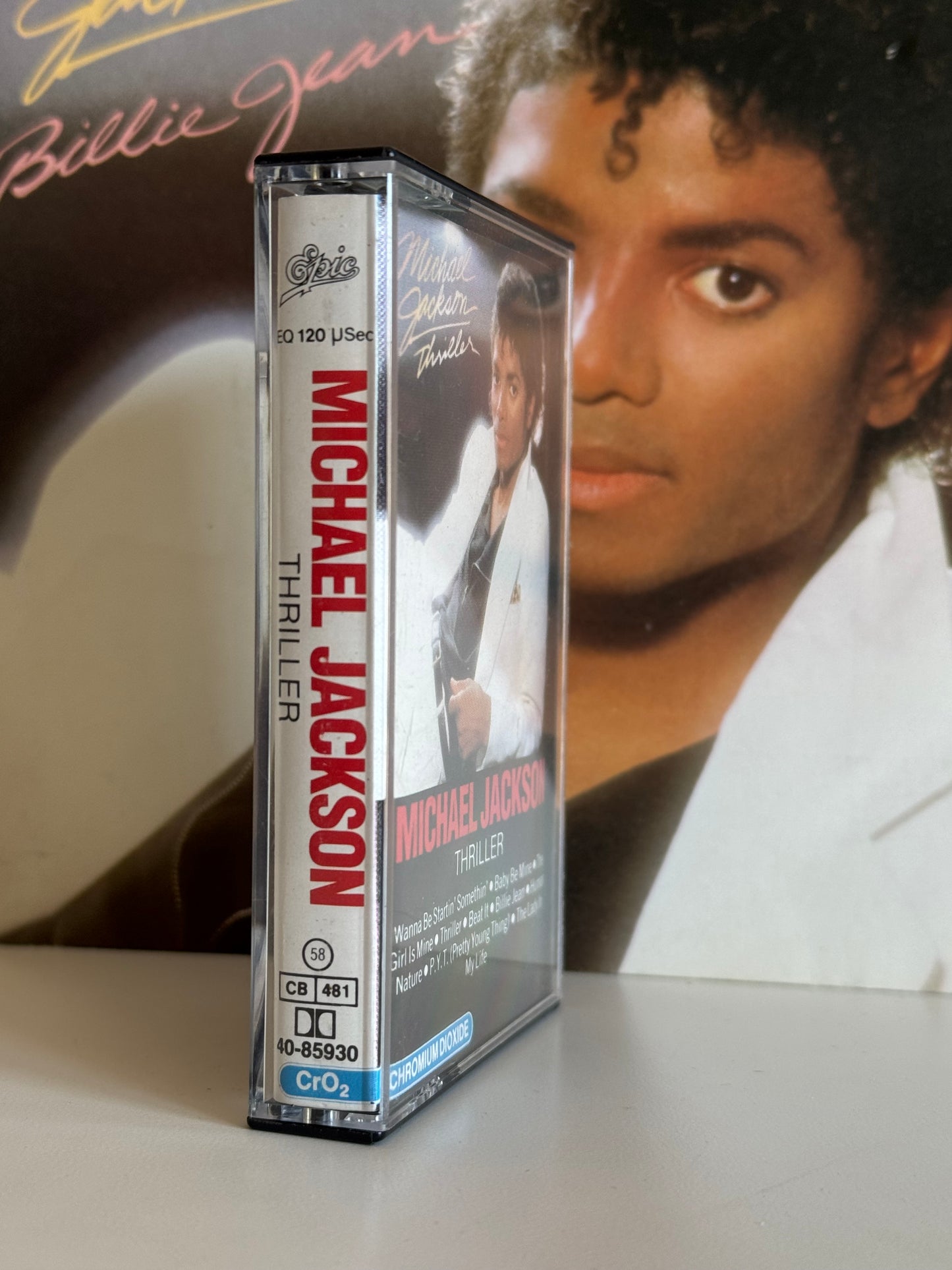 Michael Jackson K7 Thriller cassette audio 1982
