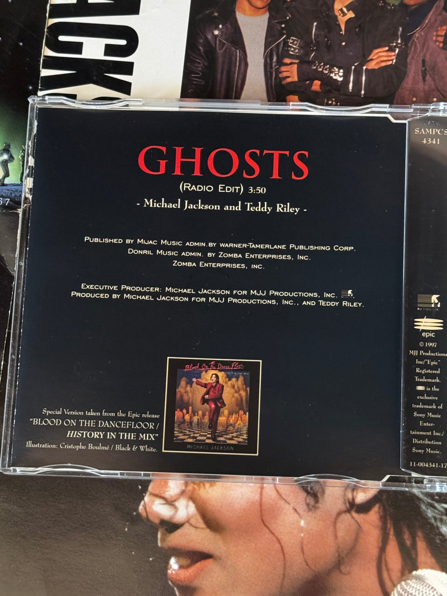 Michael Jackson CD Ghosts Radio Edit Promo 1997