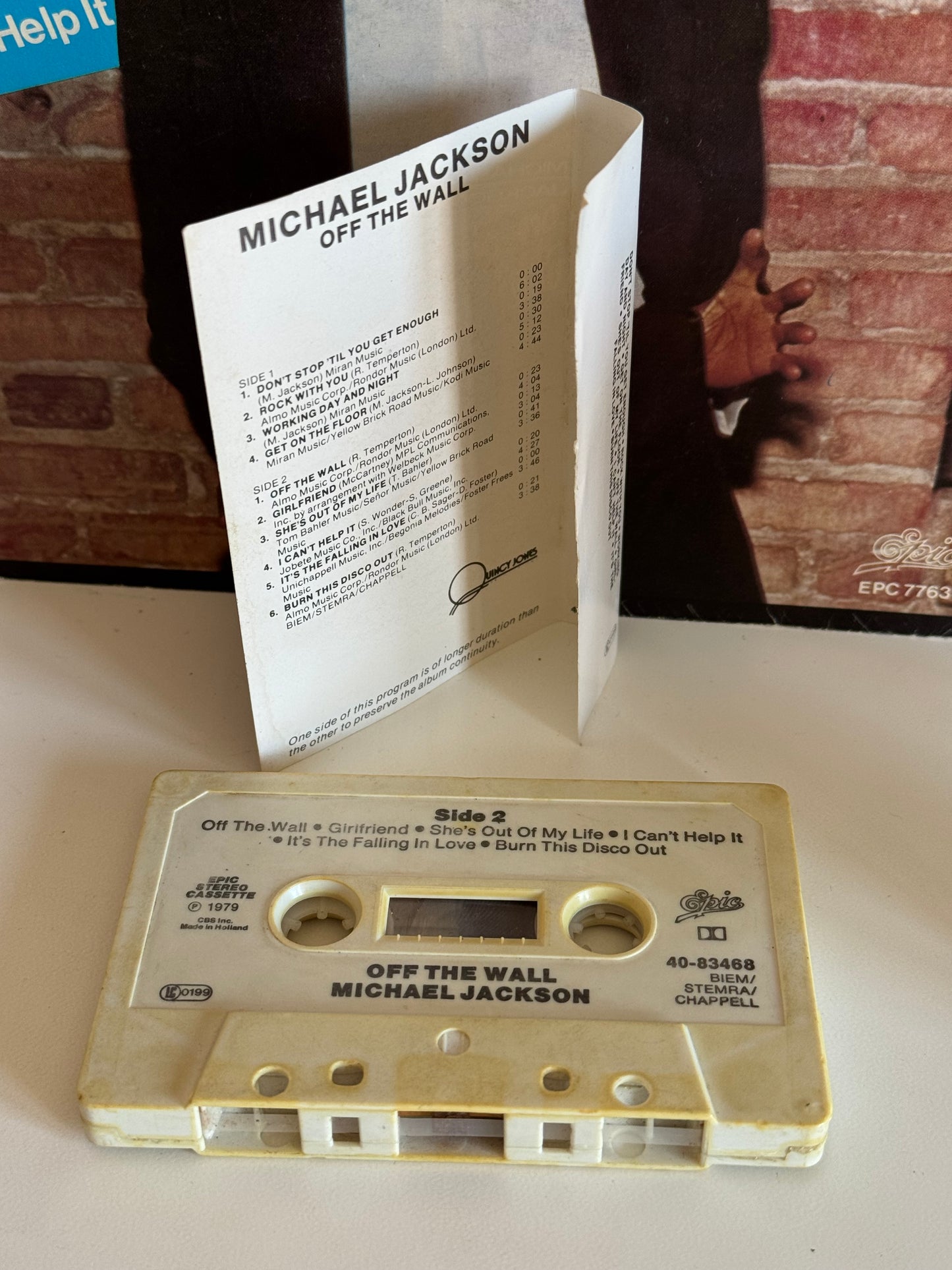 Michael Jackson K7 Off The Wall cassette audio 1979