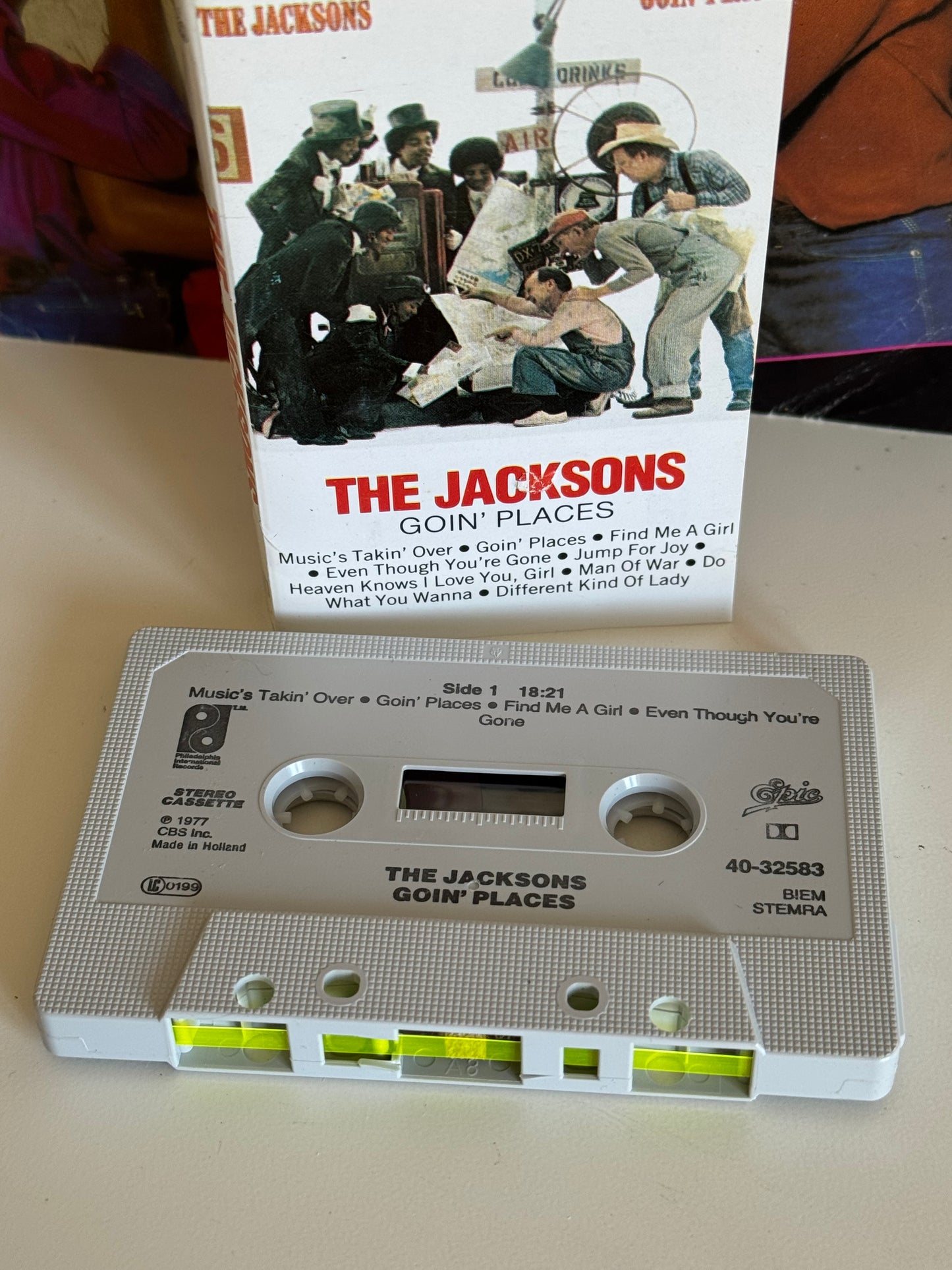 The Jacksons K7 Goin Places cassette audio 1977