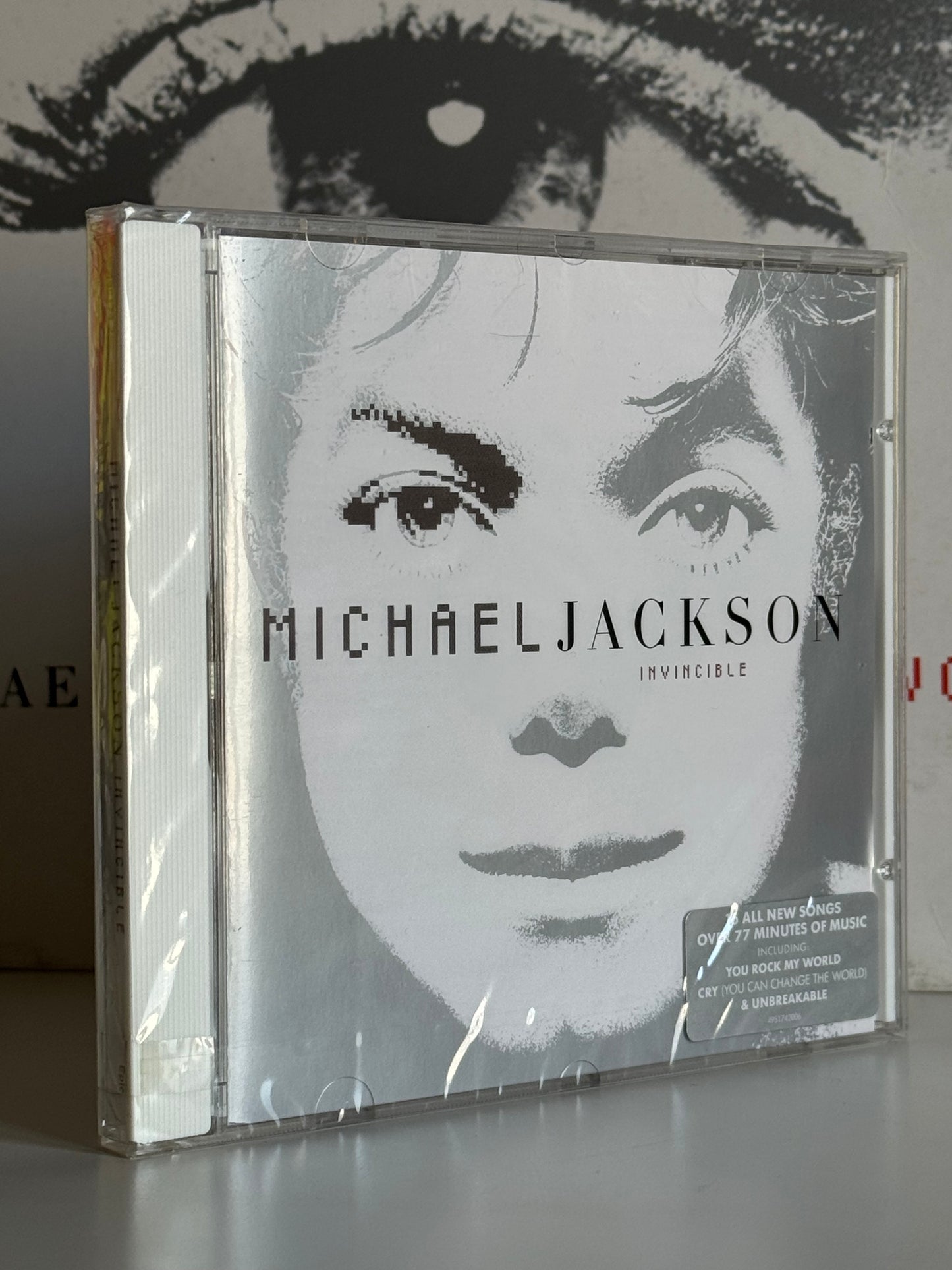 Michael Jackson CD Invincible Silver cover Neuf blister 2001