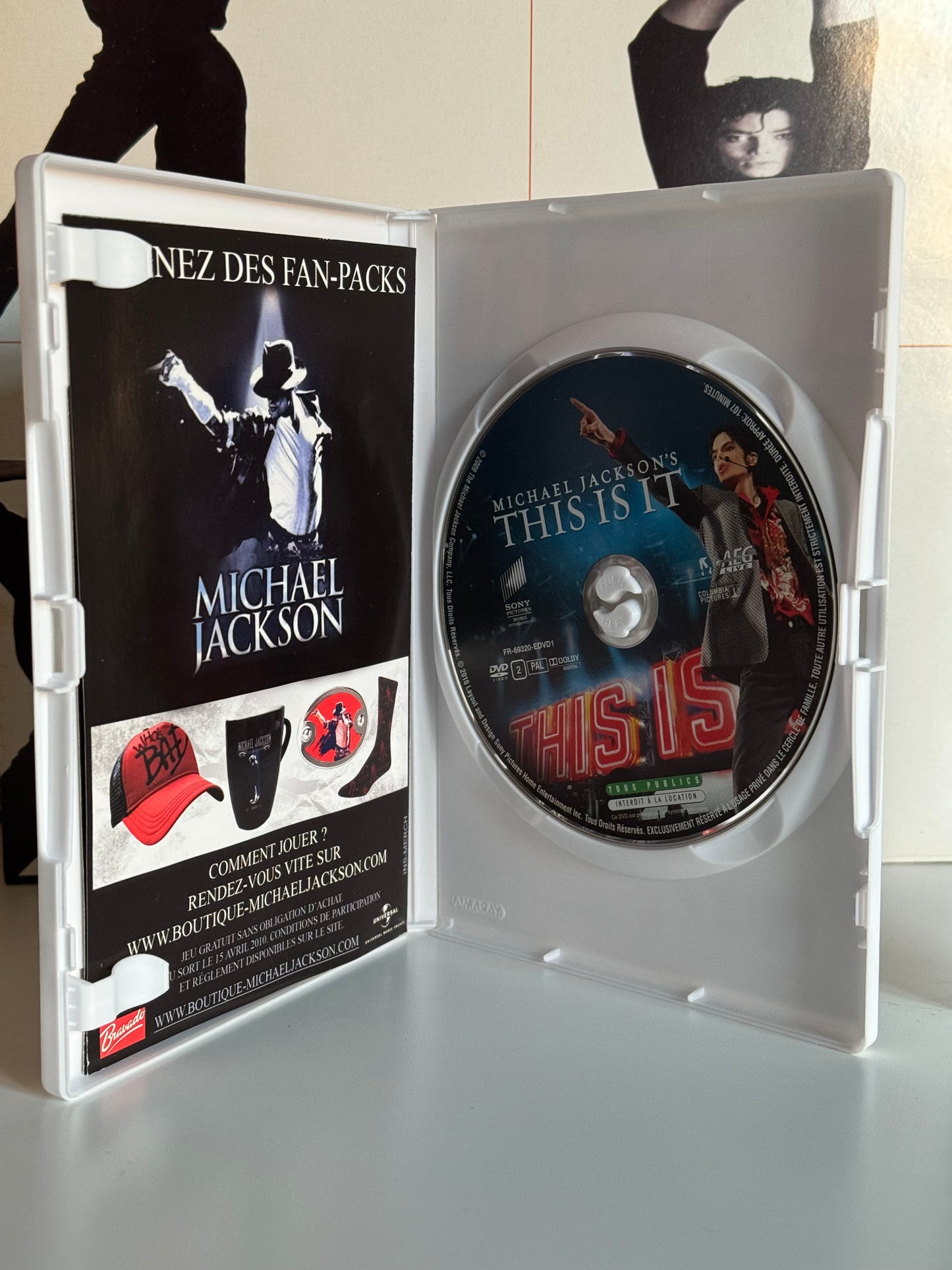 Michael Jackson Pack This is it DVD + 2 CD