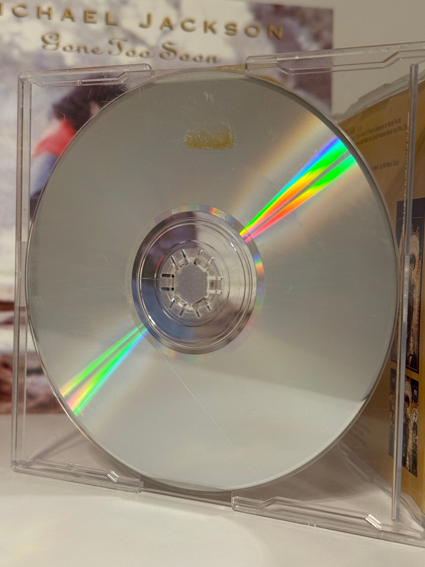 Michael Jackson CD Maxi Single Gone Too Soon 1993