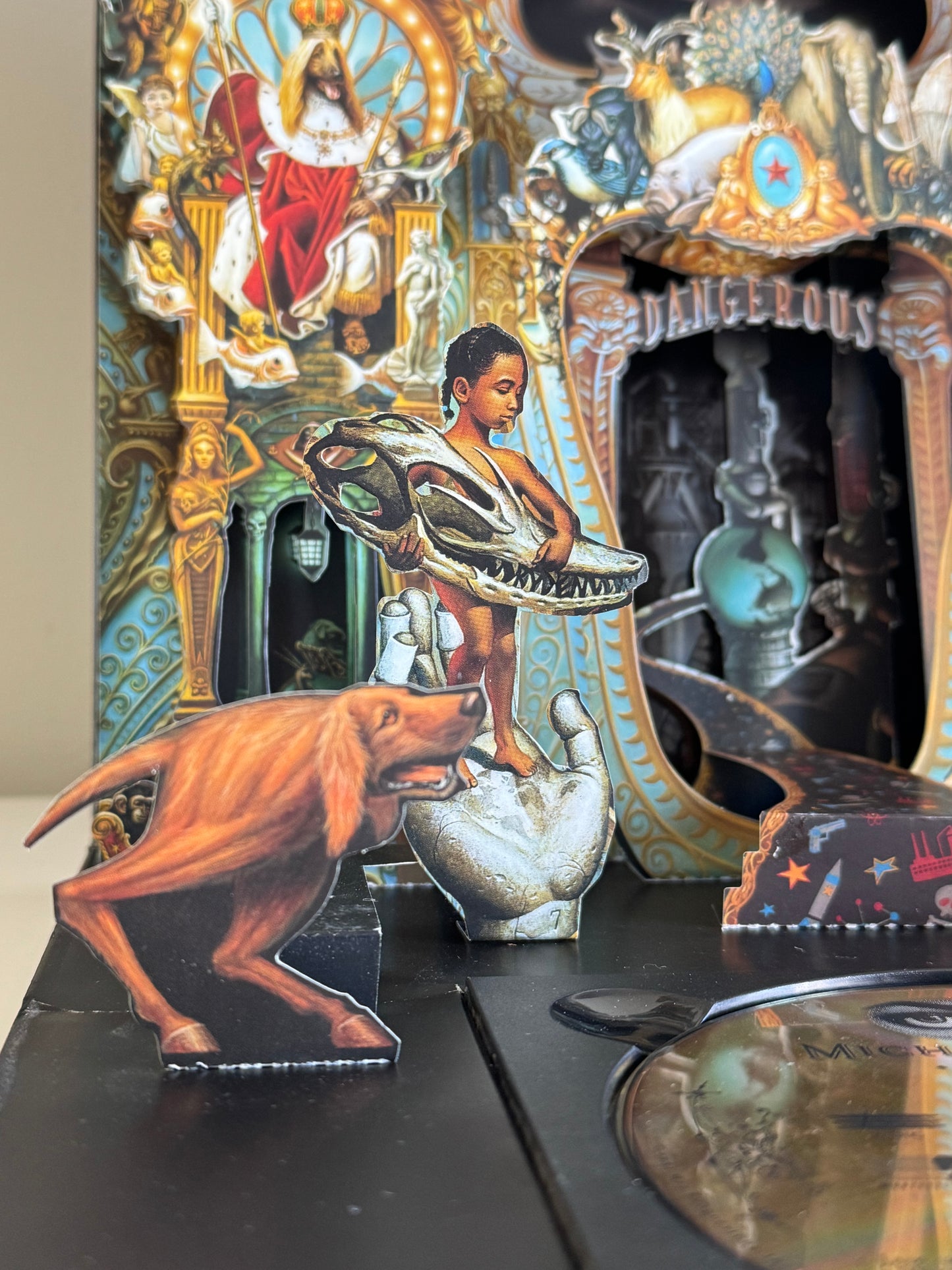 Michael Jackson CD Dangerous Collector's Edition First Printing 1991 Pop-Up