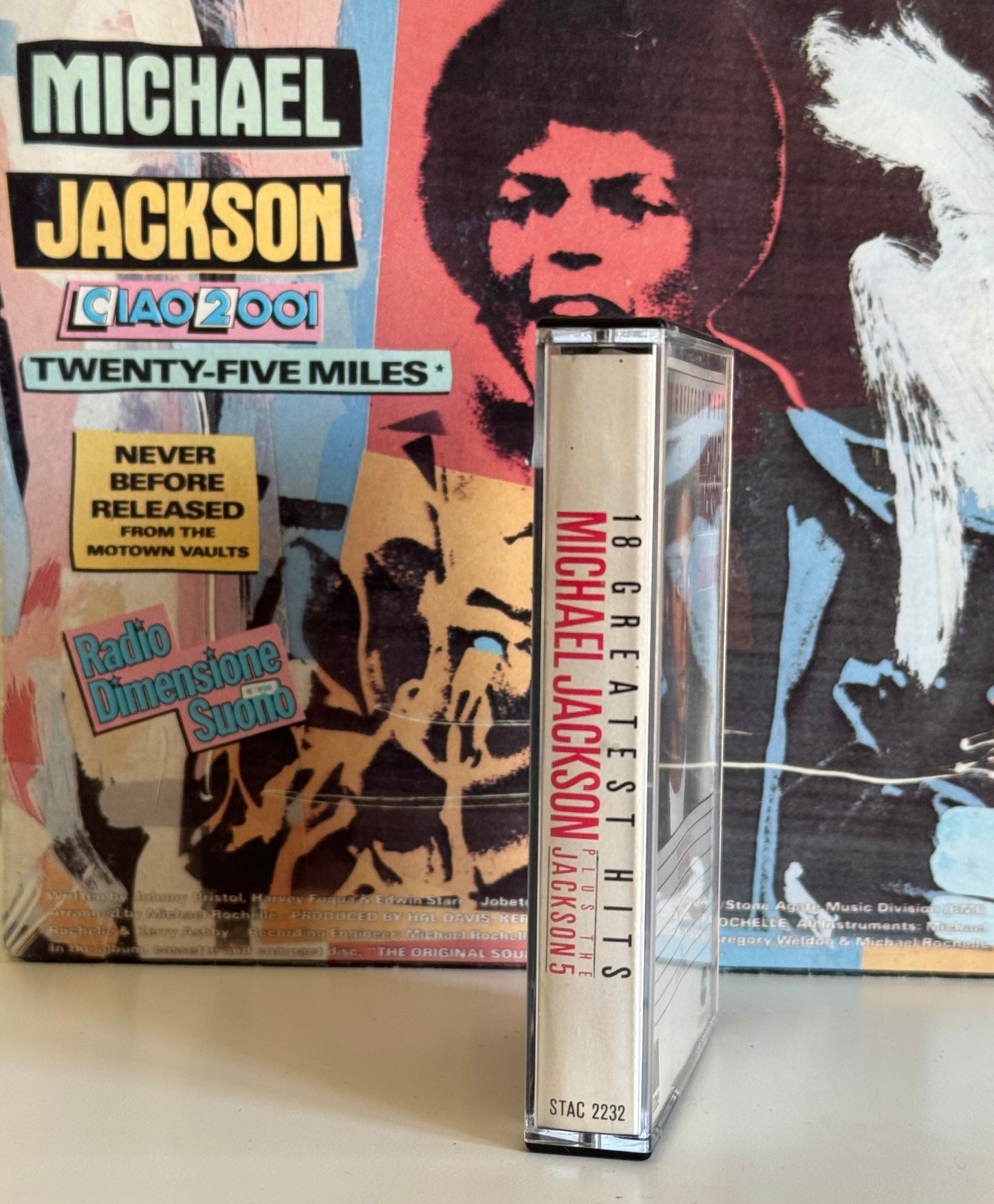 Michael Jackson 18 Greatest Hits K7 cassette audio 1983