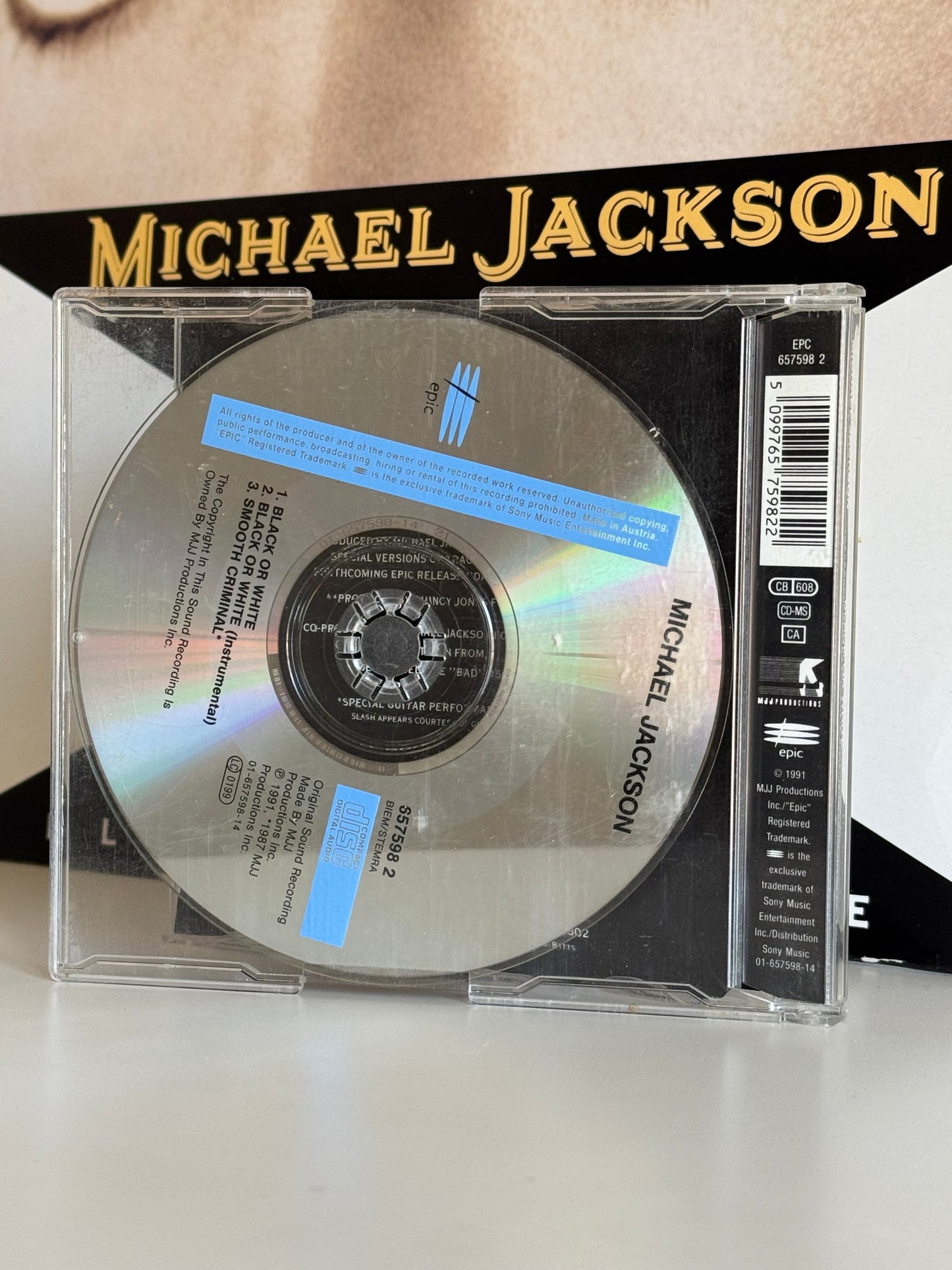 Michael Jackson CD Maxi Single Black Or White 1991
