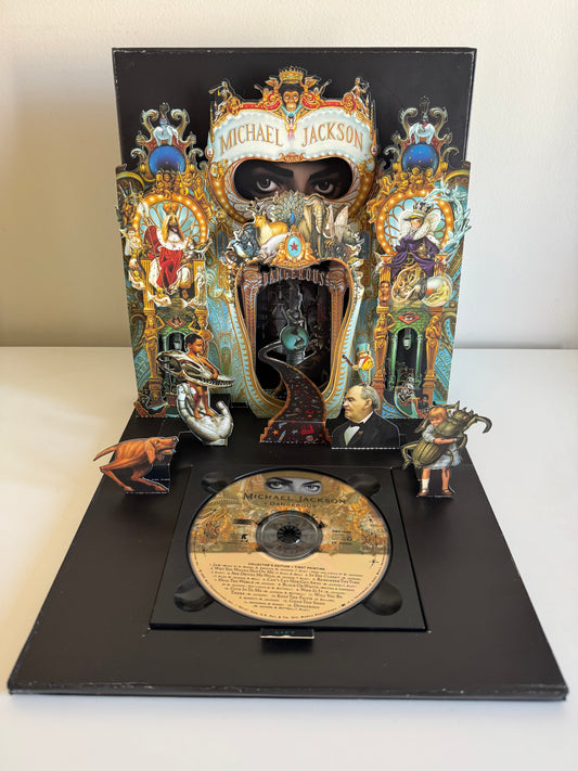 Michael Jackson CD Dangerous Collector's Edition First Printing 1991 Pop-Up
