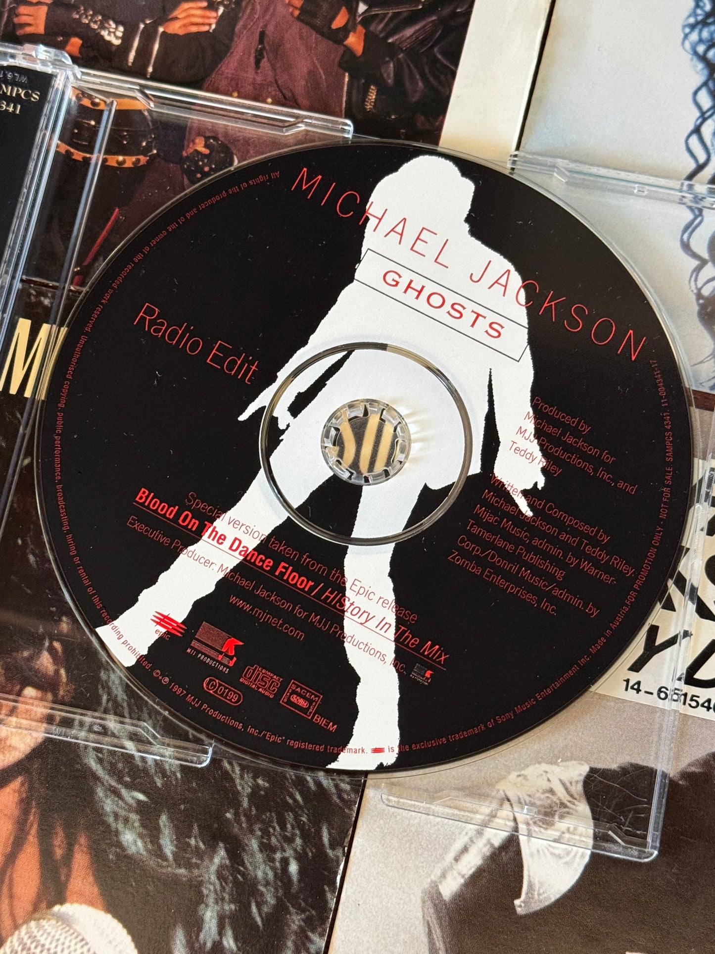 Michael Jackson CD Ghosts Radio Edit Promo 1997