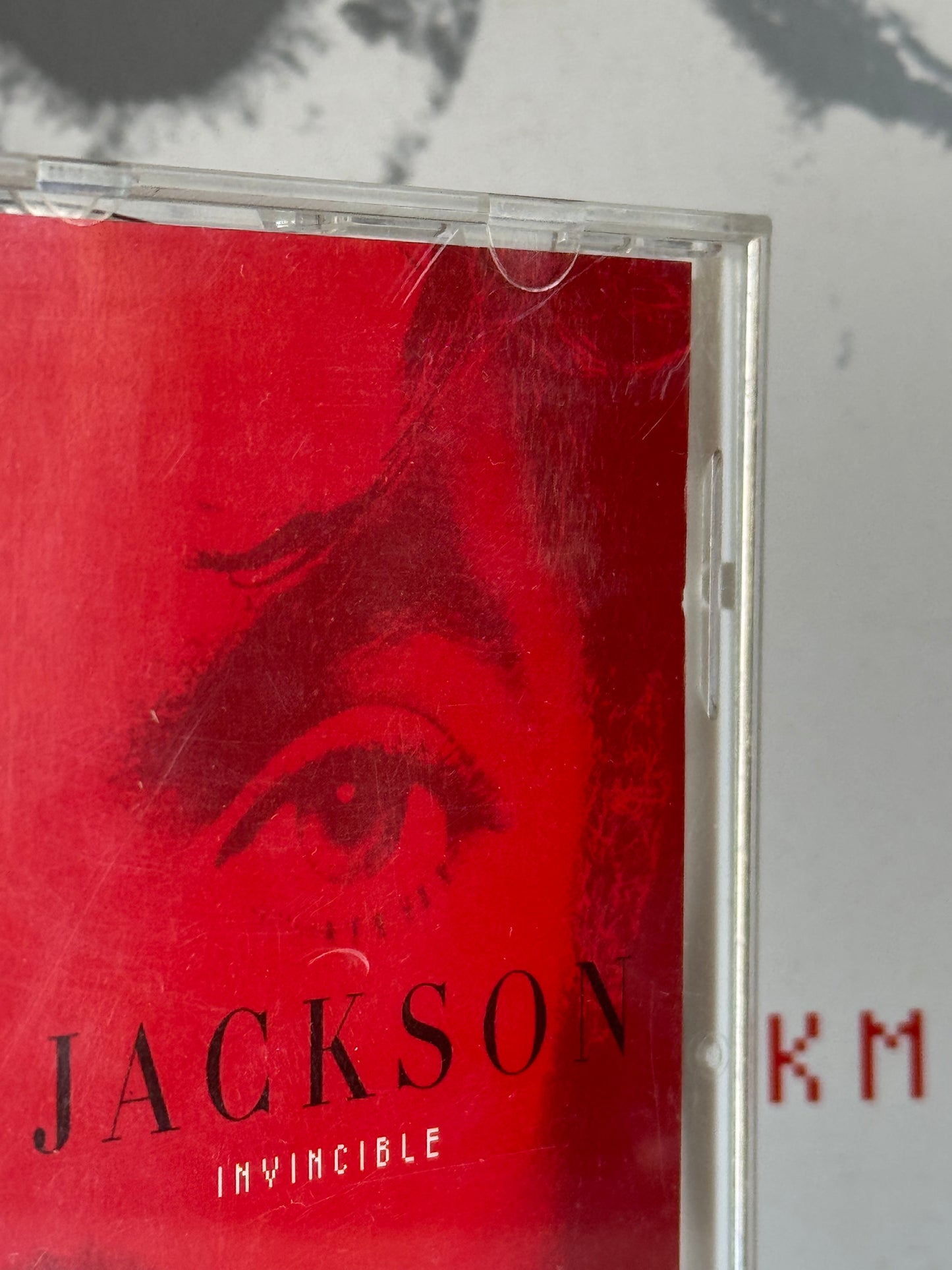 Michael Jackson CD Invincible Red cover 2001