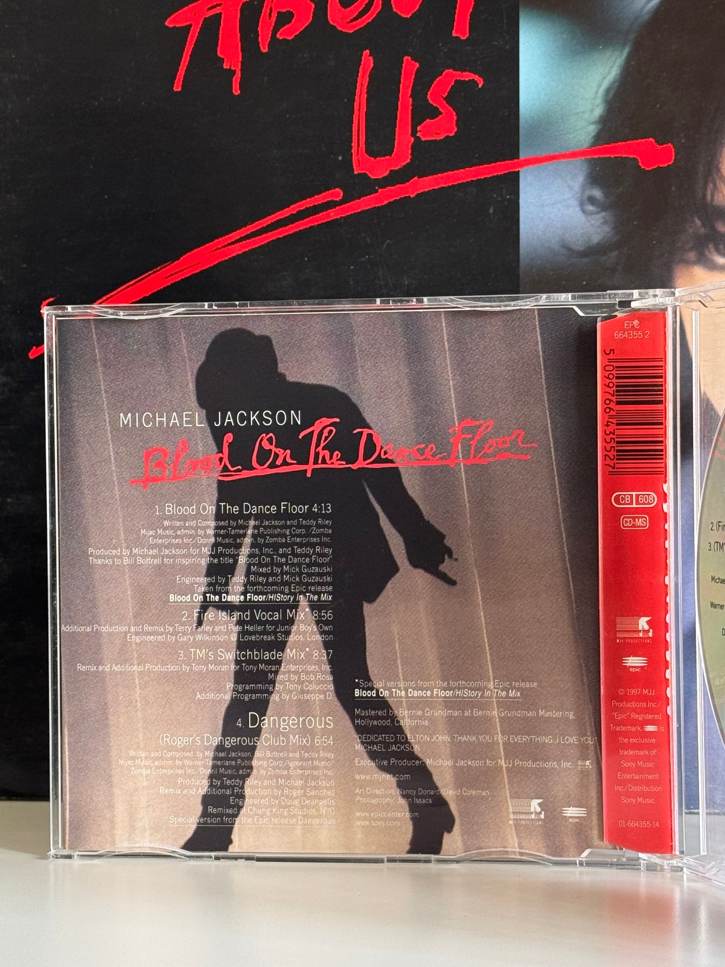 Michael Jackson Pack Blood on the dance floor 2 CD Single UK Red