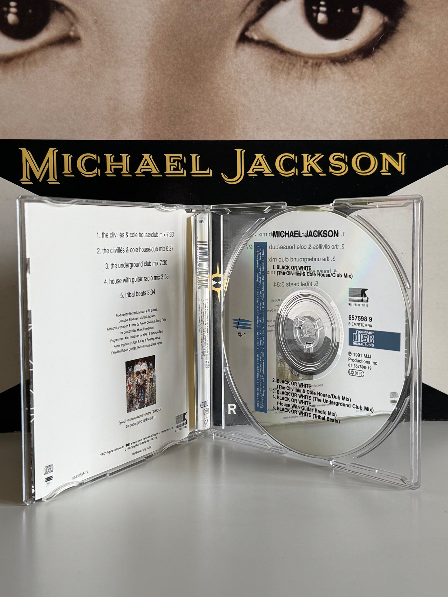 Michael Jackson Maxi CD Black or White the clivillés & cole remixes