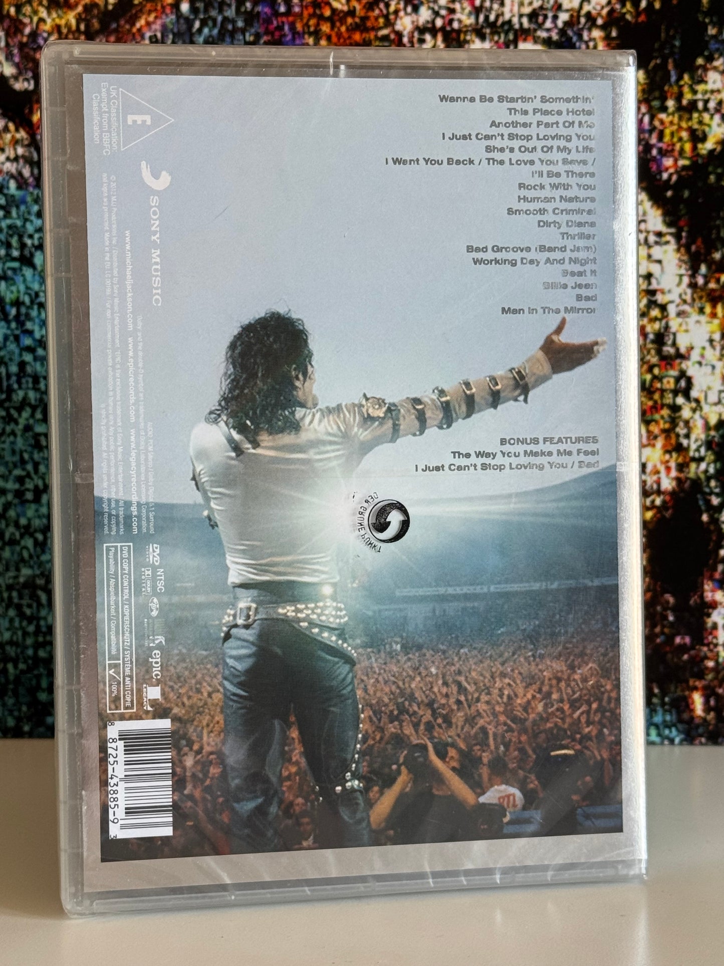 Michael Jackson DVD Live at Wembley 1988 Neuf blister