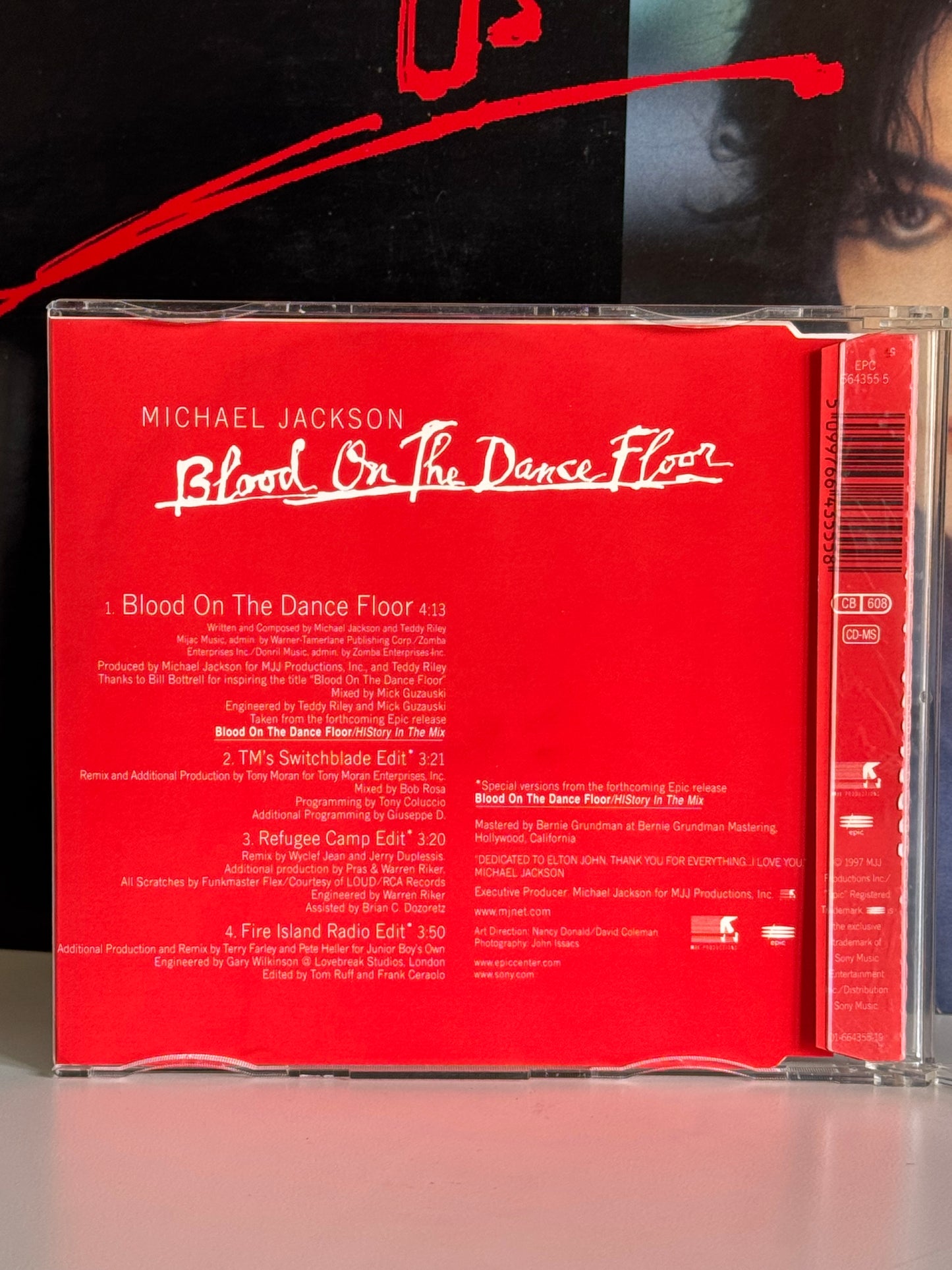 Michael Jackson Pack Blood on the dance floor 2 CD Single UK Red