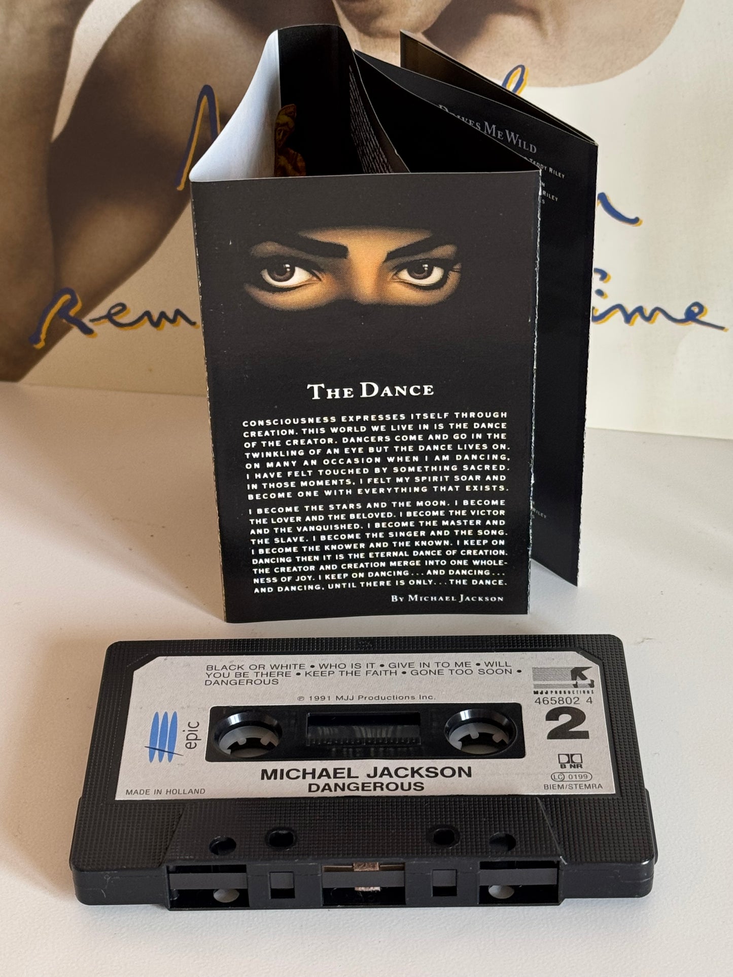 Michael Jackson K7 Dangerous cassette audio 1991