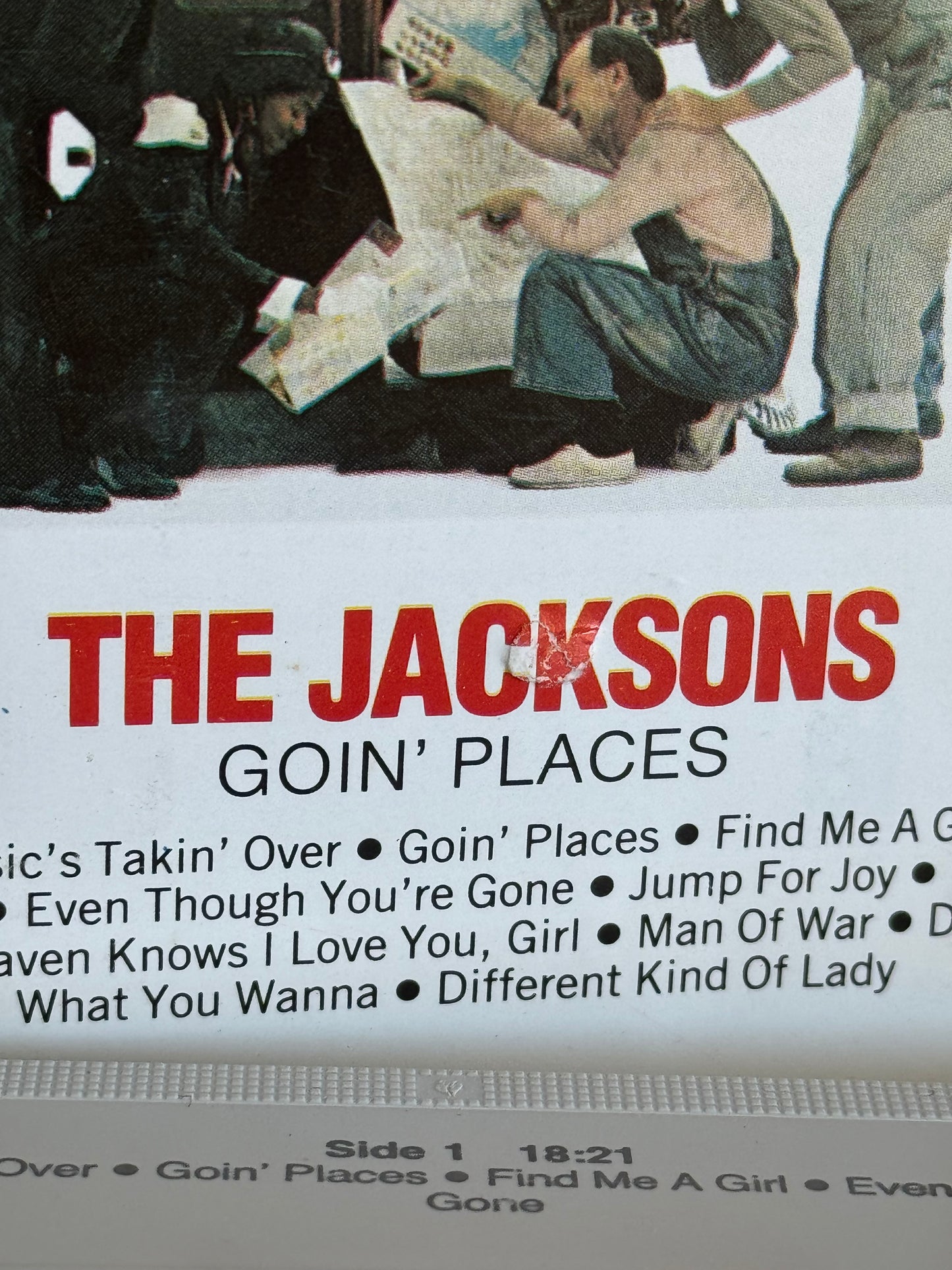 The Jacksons K7 Goin Places cassette audio 1977